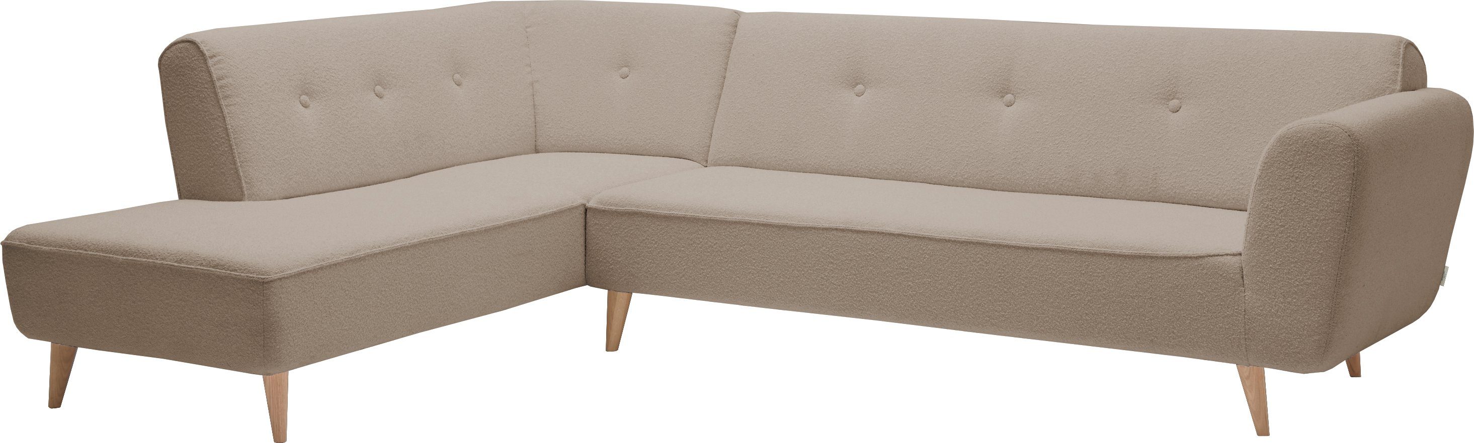 TOM TAILOR HOME Ecksofa New 261 Breite Chic, 42 Tiefe cm, Wave 201 SCO cm beach