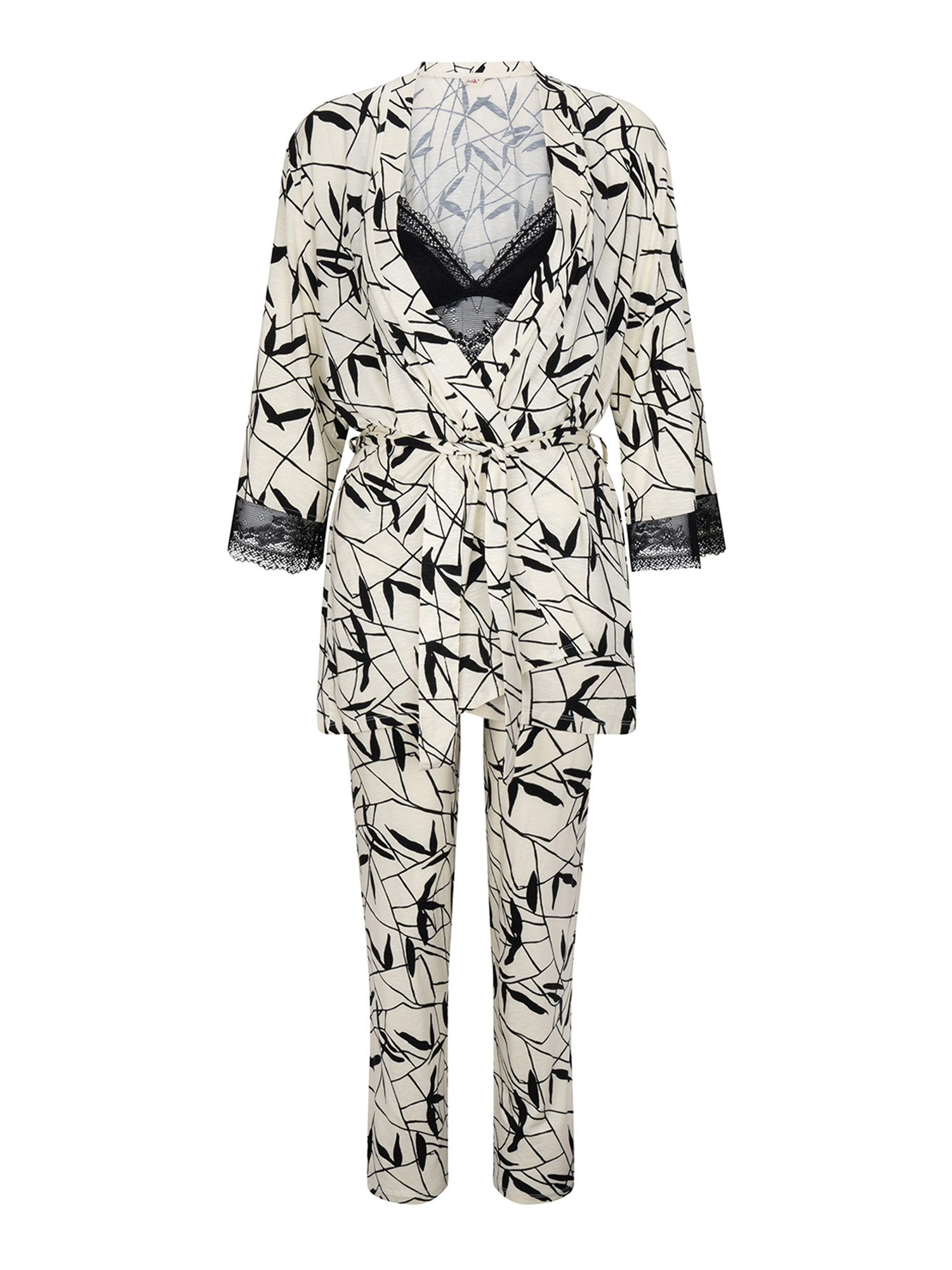 Pyjama Gown, Bralet & Pants Petunia