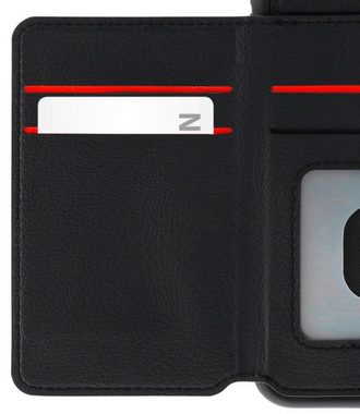 Hama Handyhülle Cover mit Wallet Case Schutz-Hülle, Anti-Kratz, aufklappbare Kartenfächer