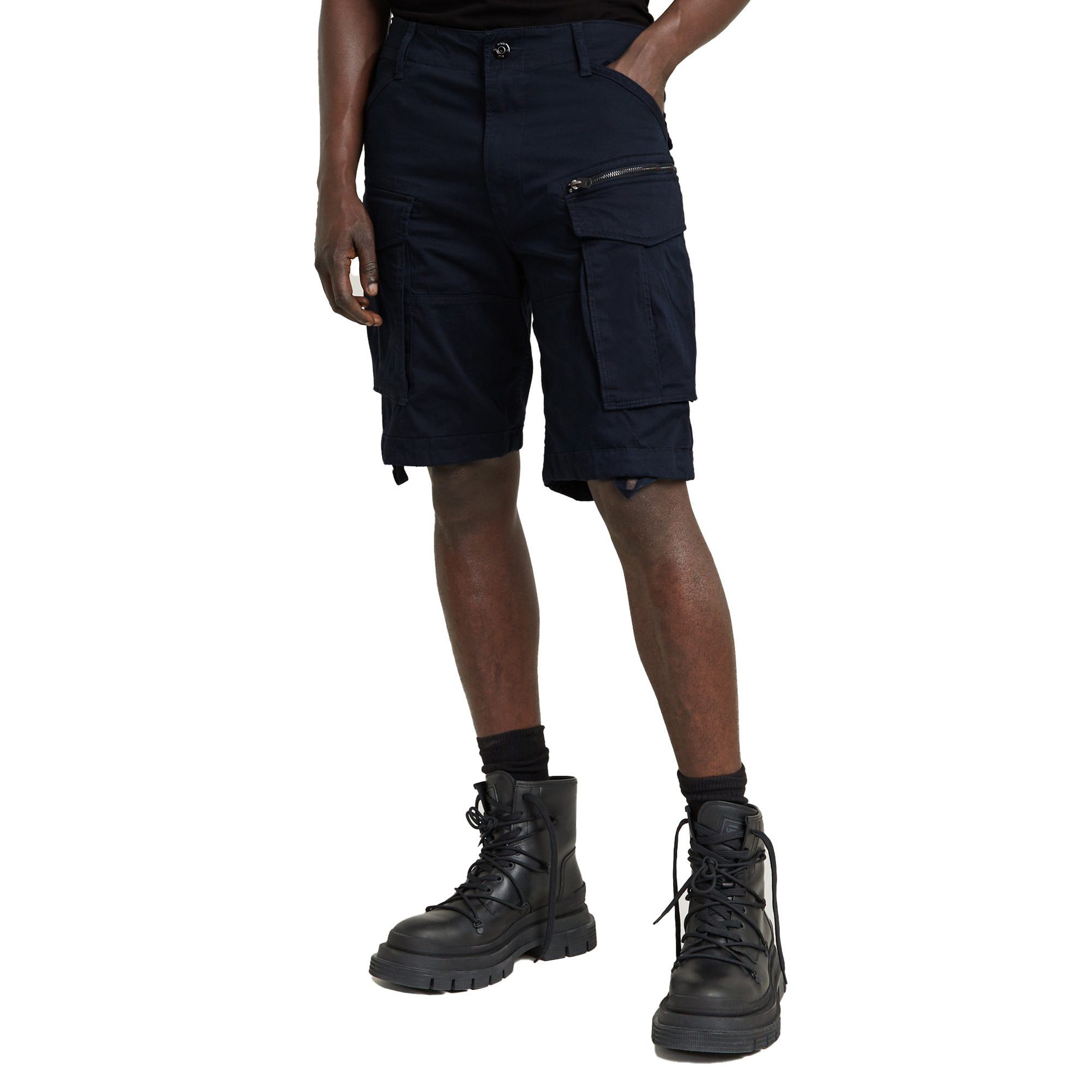 G-STAR Bermudas Herren Shorts Baumwolle Rovic Zip Relaxed 1/2