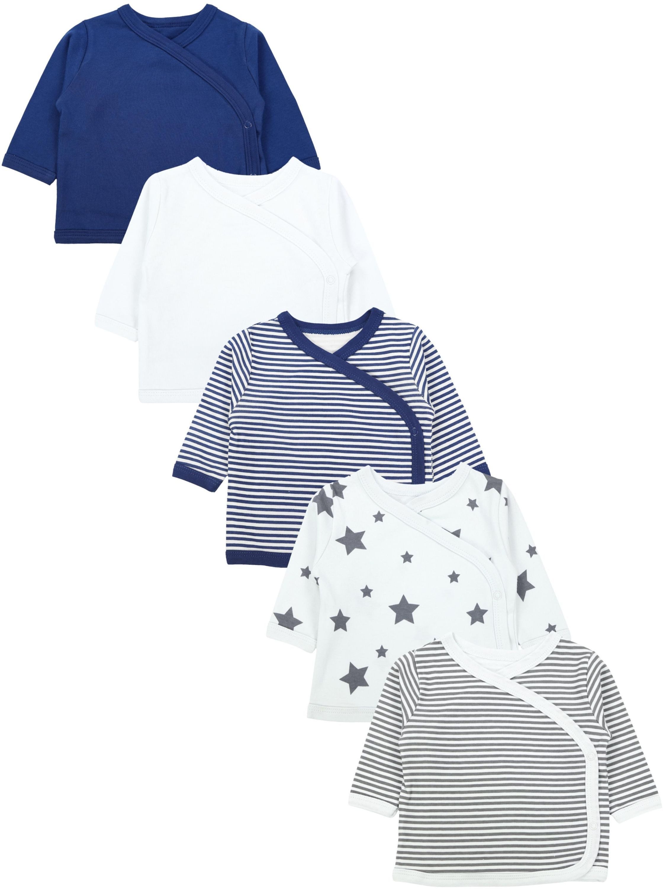 TupTam Wickelshirt TupTam Baby Jungen Langarm Wickelshirt Baumwolle 5er Set