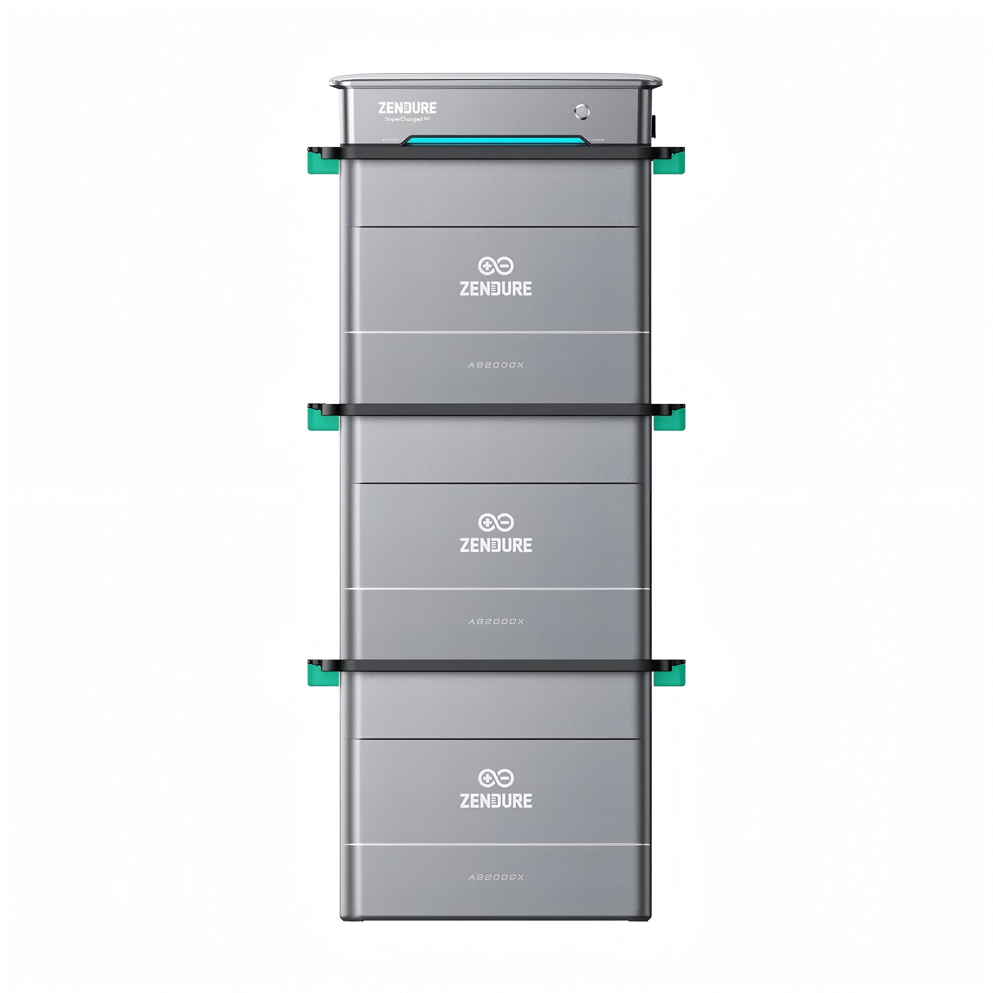 ZENDURE SuperCharged Balkonkraftwerk SolarFlow Hybrid Inverter Hyper 2000 mit 1/2/3/4 AB2000X Batterie, 1200 W, LiFePO4, (Set, Hyper 2000+1/2/3/4 AB2000X (1920Wh-7680Wh), Tüv Zertifiziert, IP65, Plug and play