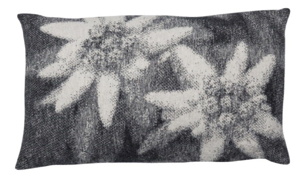 Kissenhülle Silvretta 'Edelweiß' 40 FUSSENEGGER (1 x cm Stück) Anthrazit, DAVID 60