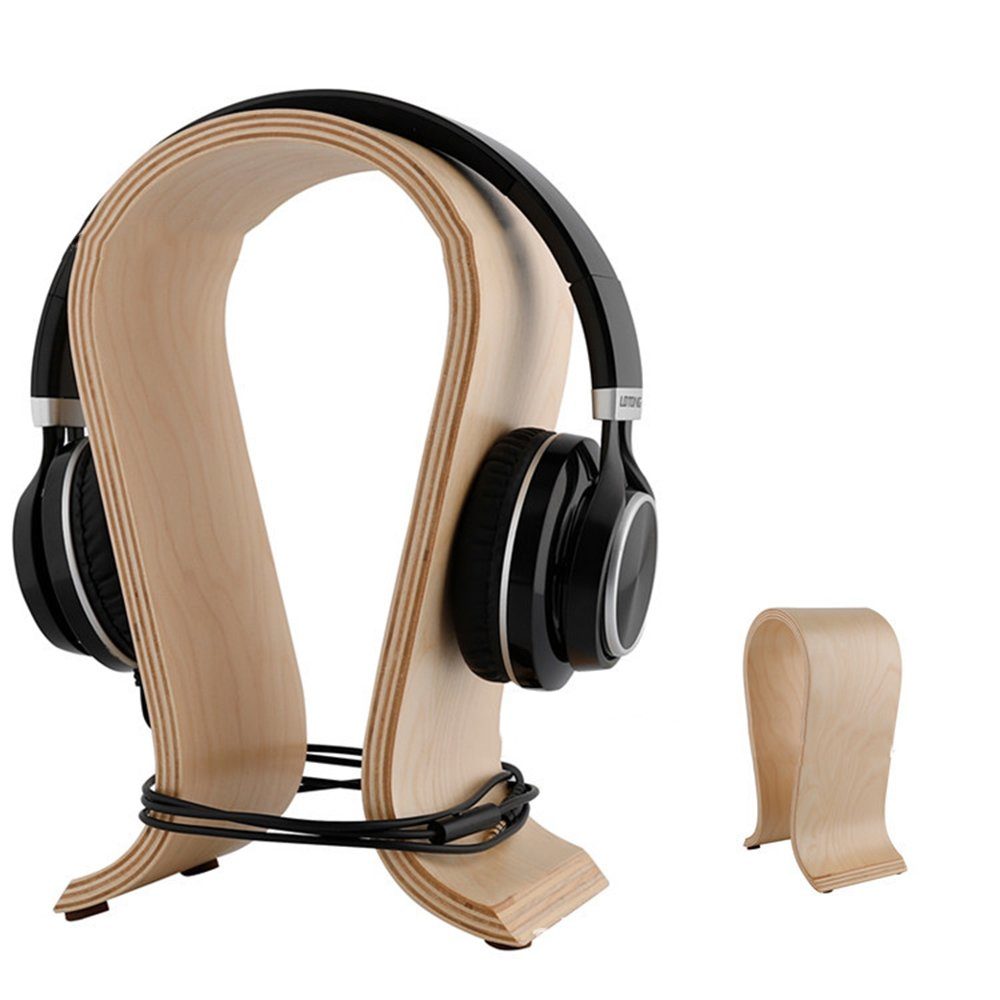 Headset, GelldG Gaming Halterung, Holz, Headset Ständer Kopfhörerständer Kopfhörerständer