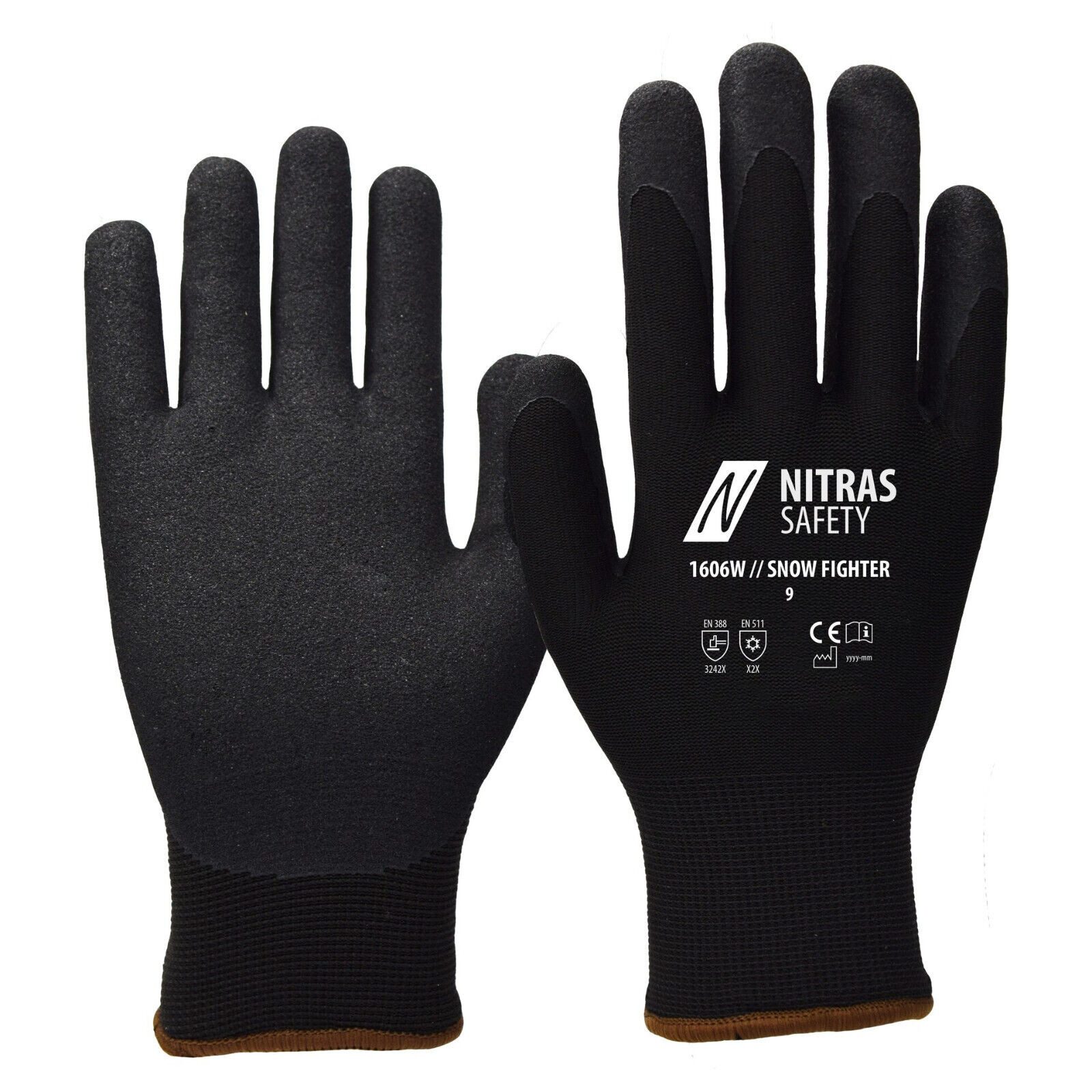 Nitras Winter-Arbeitshandschuhe Snow Fighter Winterhandschuhe gesandet günstig online kaufen