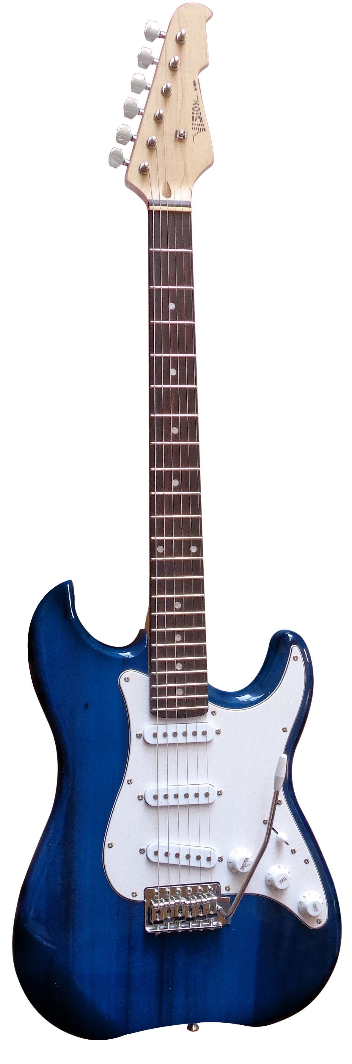 MSA E-Gitarre ST5, Elektrogitarre im Set, mit 20 Watt Verstärker, Tasche, Band,Saiten, 3xPik, Tremolo