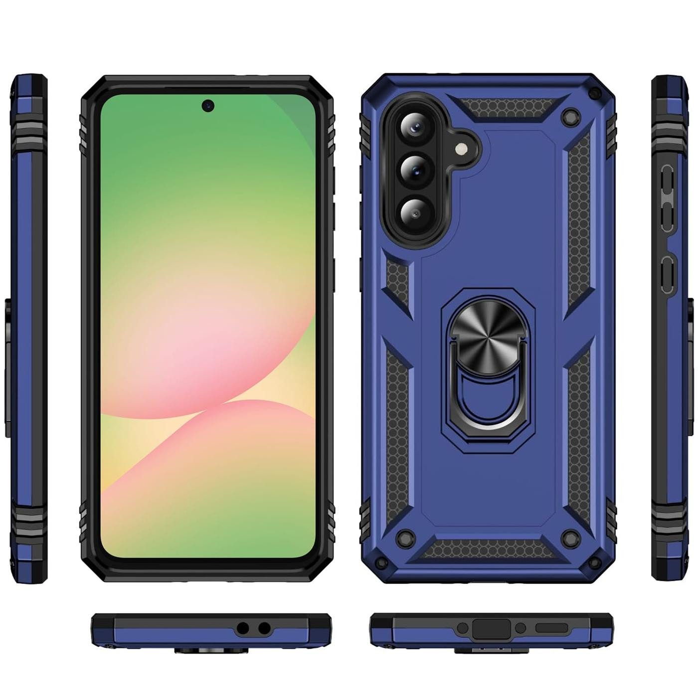 CoolGadget Handyhülle Armor Shield Case für Samsung Galaxy A37 5G 6,7 Zoll, Outdoor Cover mit Magnet Ringhalterung Handy Hülle für Samsung A37 5G
