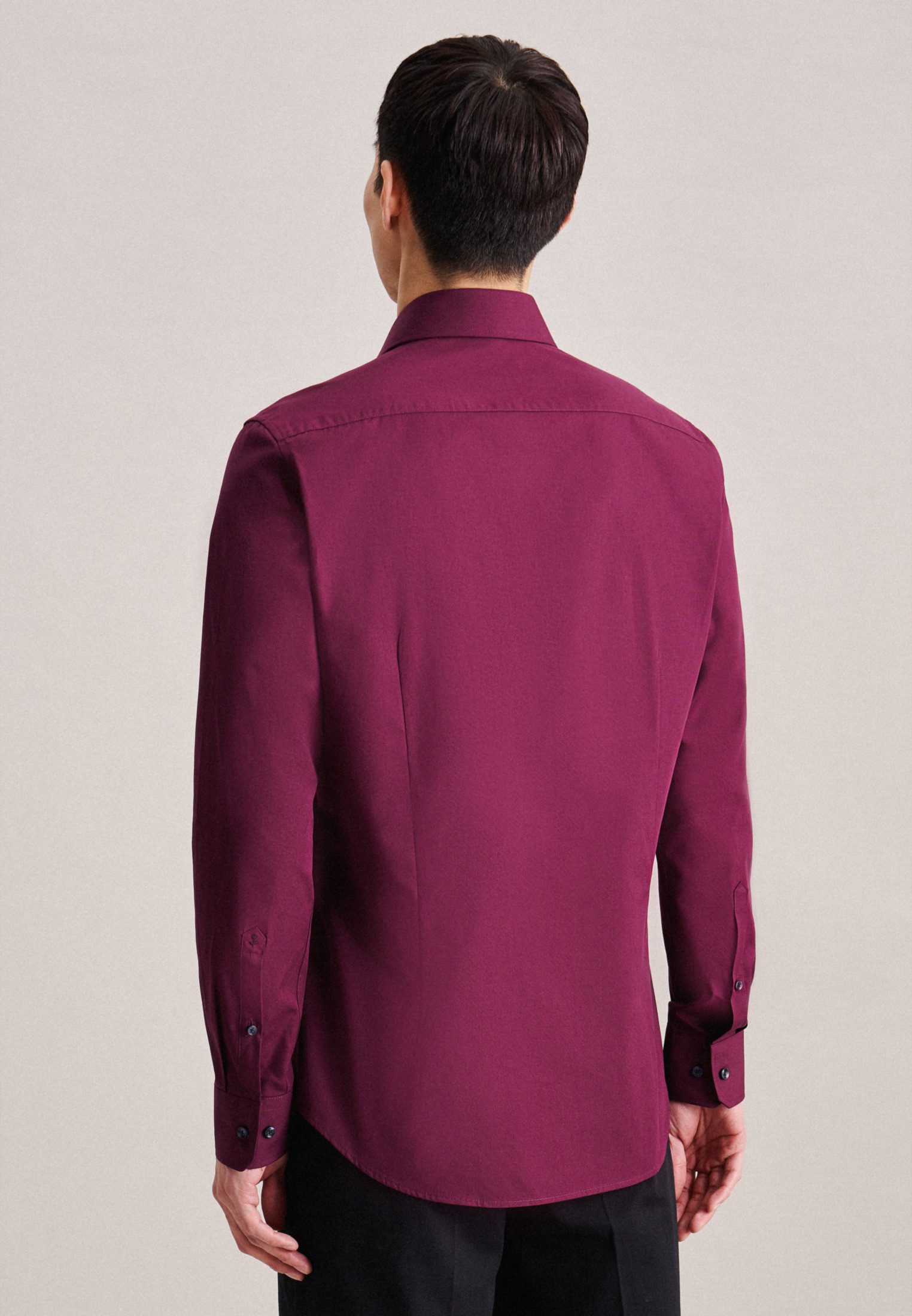 seidensticker Businesshemd Schwarze Rose Slim 1/1 Kentkragen Uni günstig online kaufen