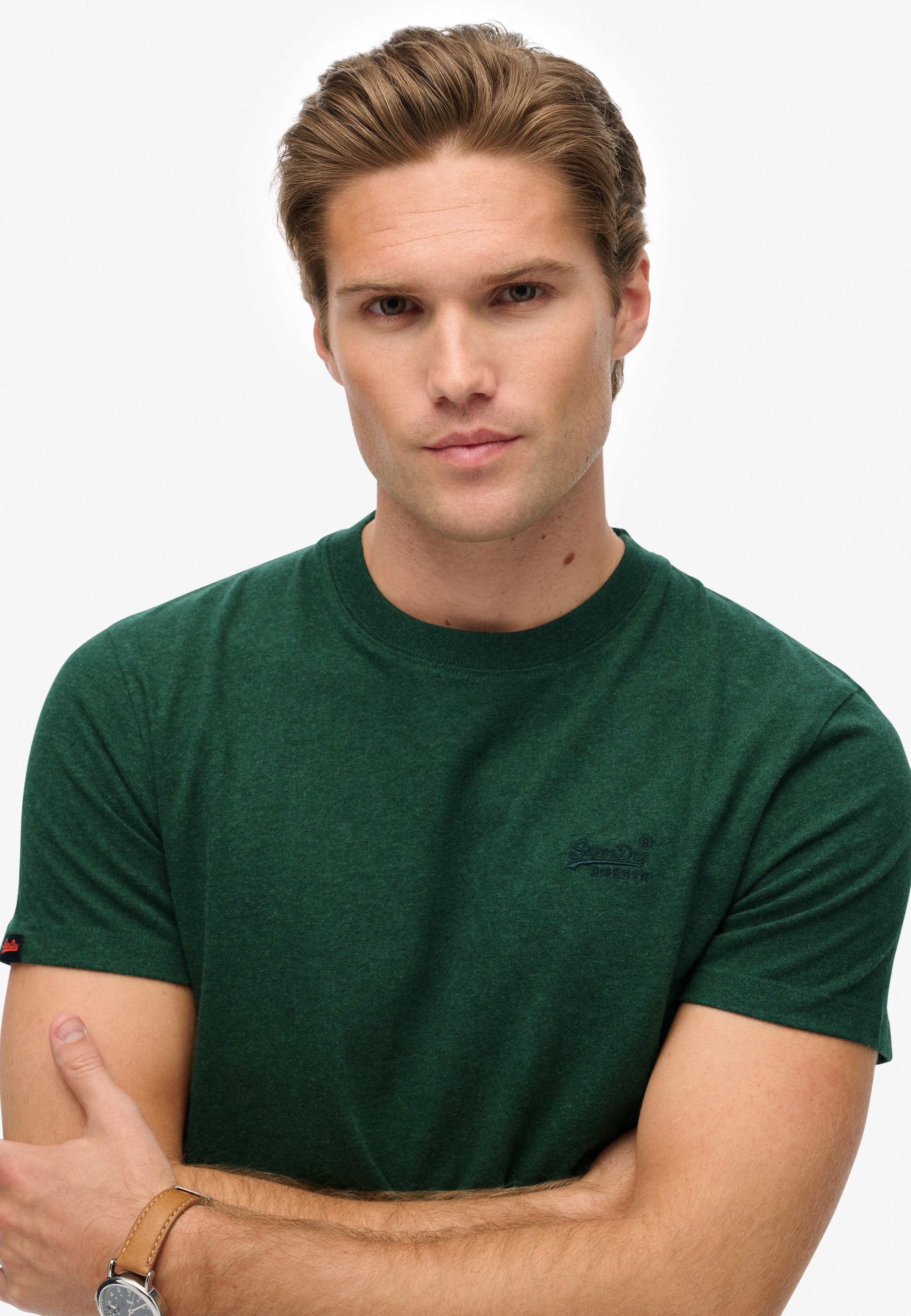 Superdry Rundhalsshirt ESSENTIAL LOGO EMB TEE