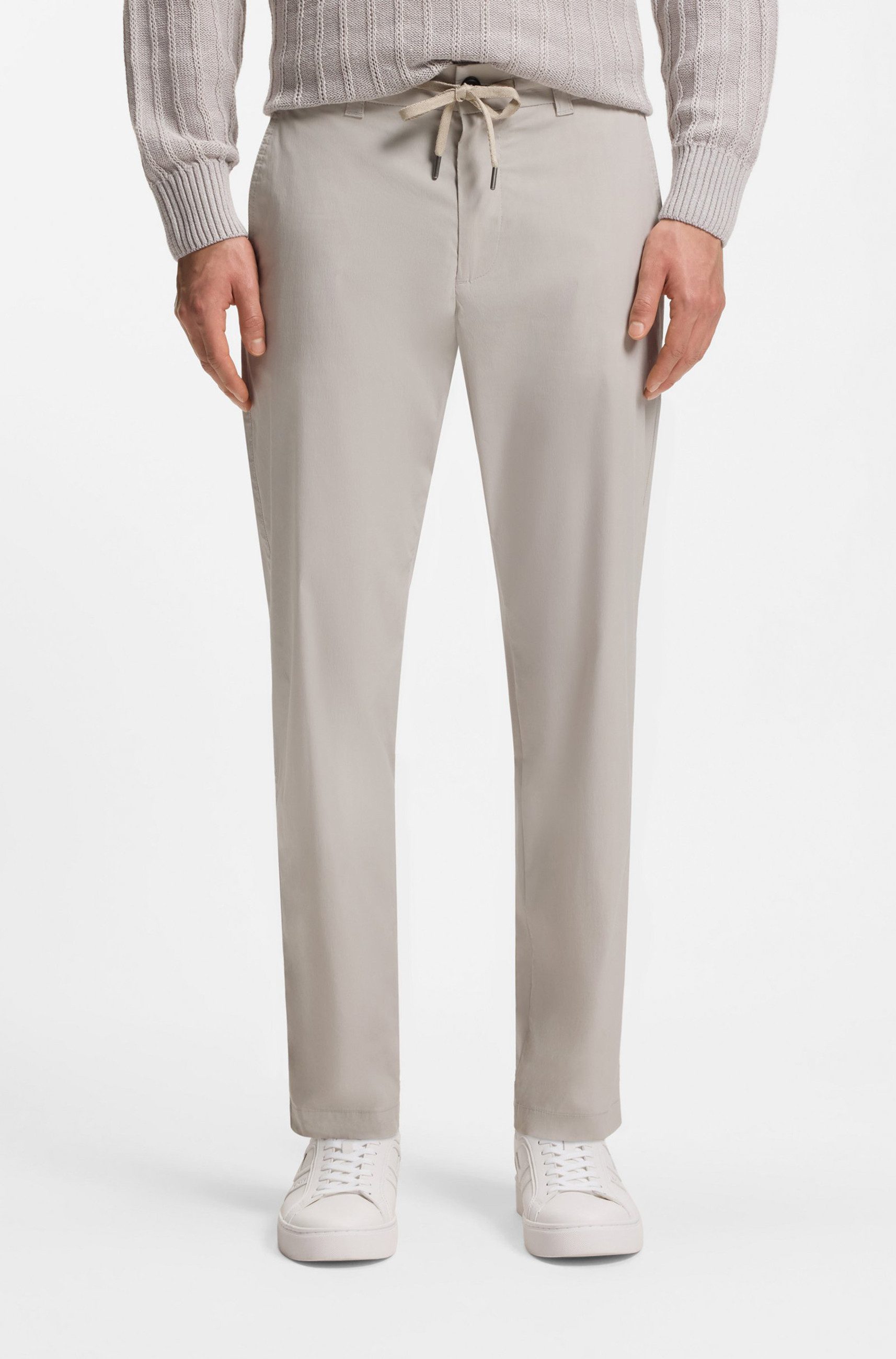 BOSS ORANGE Chinohose aus Popeline-Baumwoll-Mix (1-tlg)
