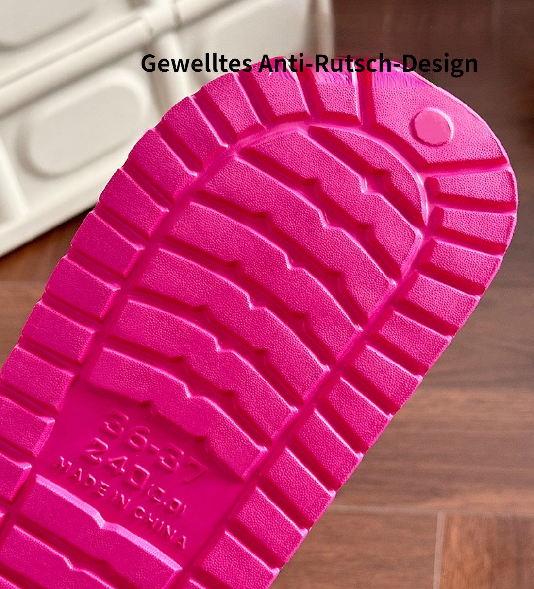 Blusmart Winterwarme Baumwollhausschuhe Hüttenschuhe (unisex, Hausschuhe aus weicher Baumwolle mit dicken Sohlen) Atmungsaktiv, warm und wasserdicht für den Heimgebrauch