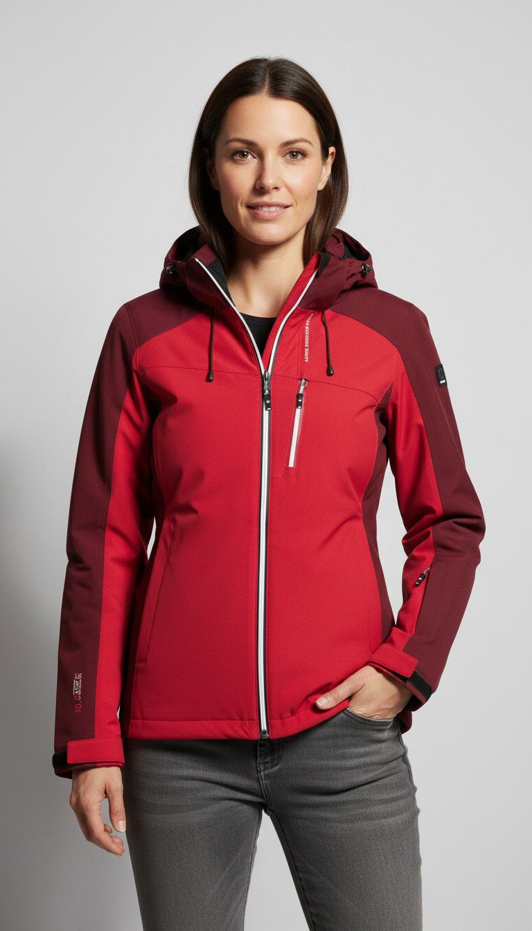 Killtec Winterjacke KSW 256 WMN SKI JCKT mit abnehmbarer Kapuze, wasserdicht, atmungsaktiv, winddicht