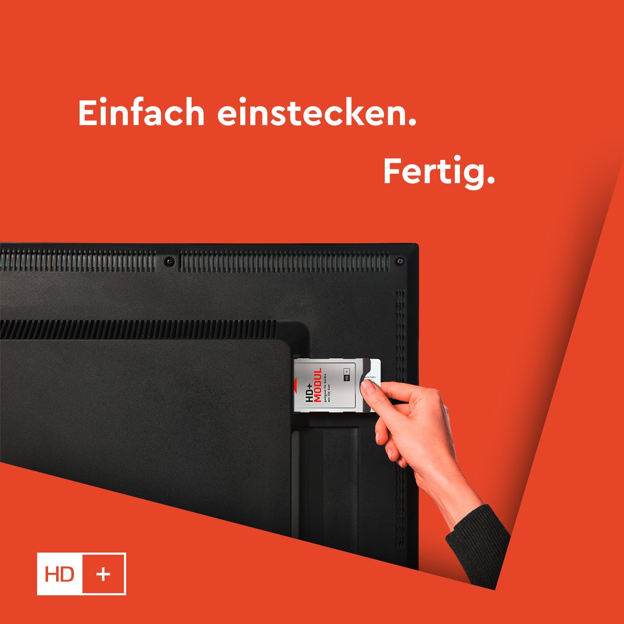 HD+ Karte für HD+ Receiver oder CI+-Modul, 12 Monate HD+ Sender-Paket, 25 HD- und 3 UHD-Sender