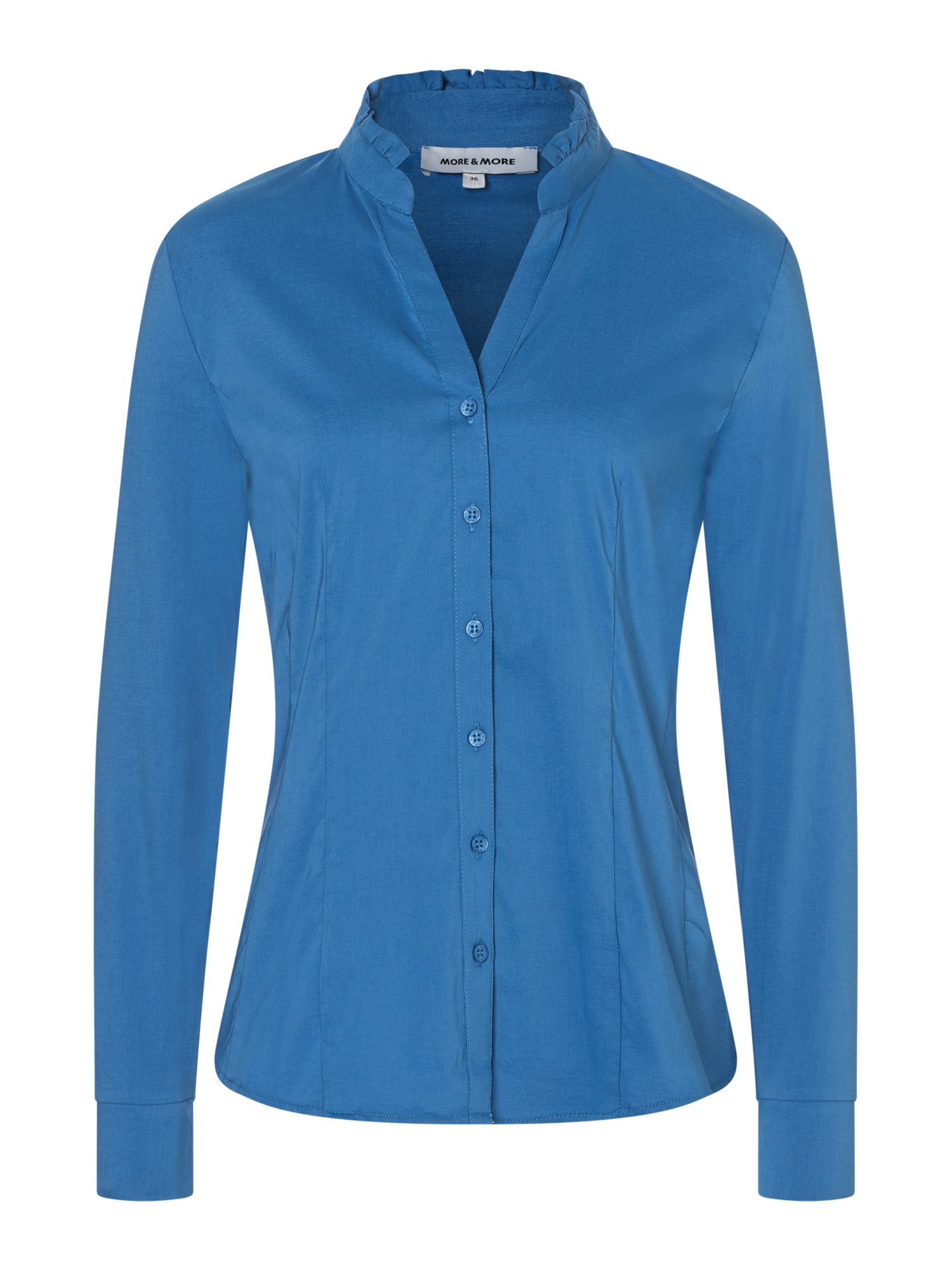 MORE&MORE Langarmbluse feminine Stretch-Businessbluse günstig online kaufen