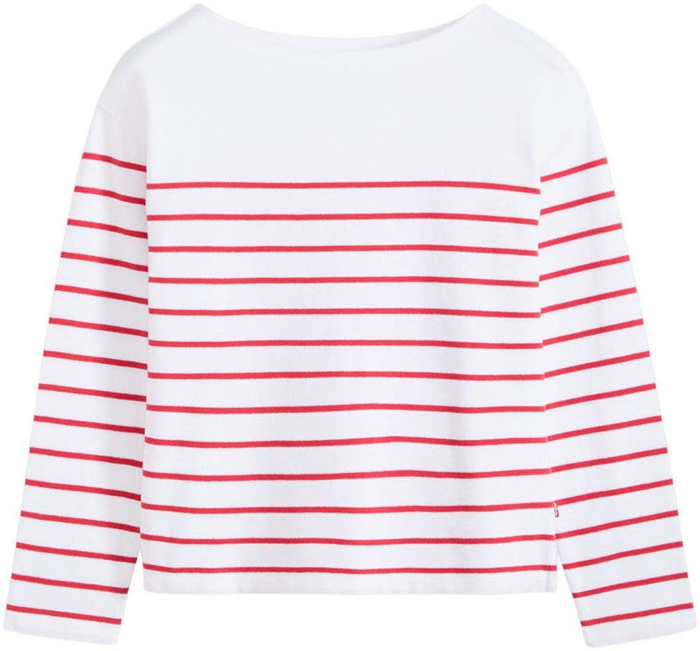 MAGNOLIA STRIPE BRIGHT WHITE TRUE RED