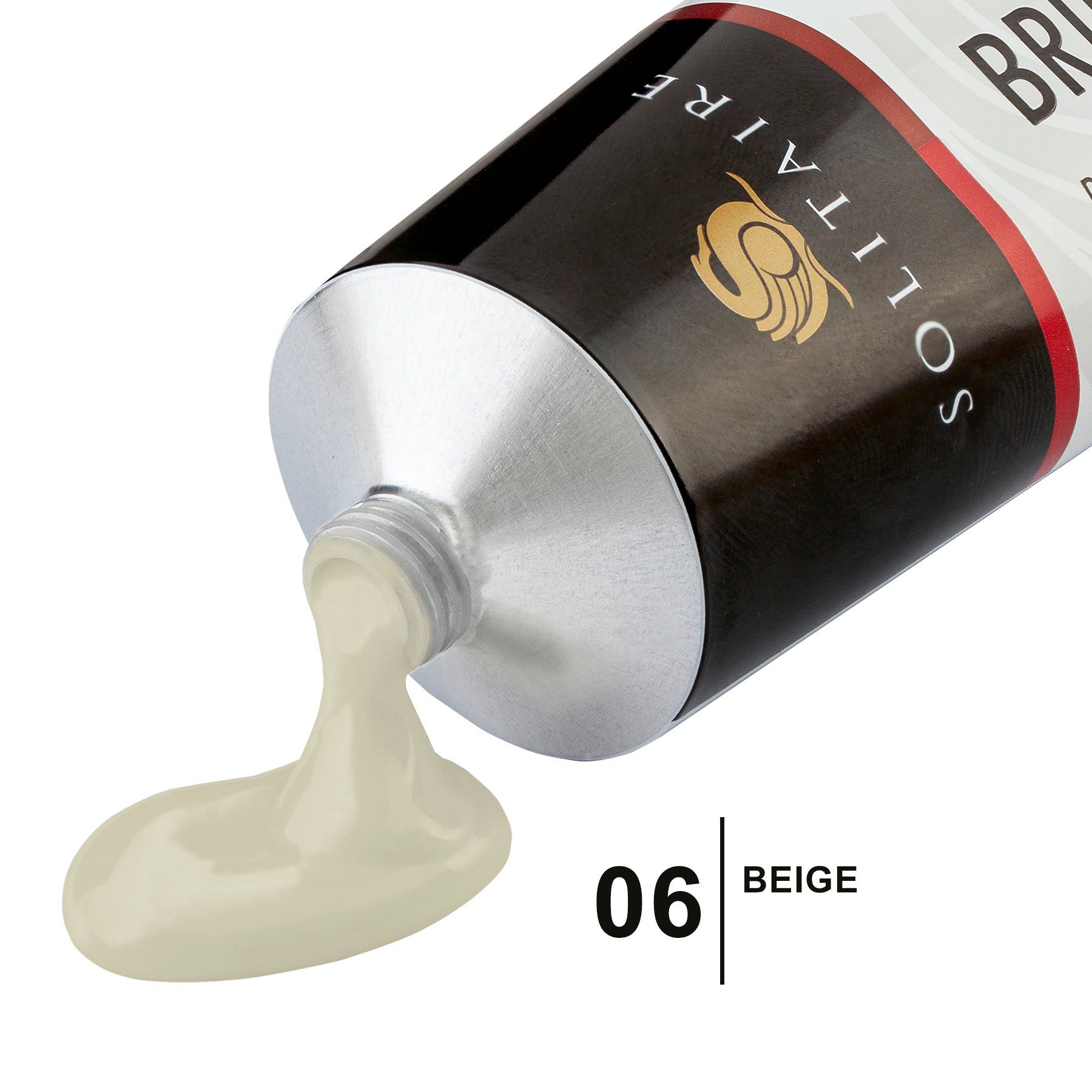 Solitaire Brilliant Schuhcreme - Pflegecreme für alle Glattleder Schuhcreme