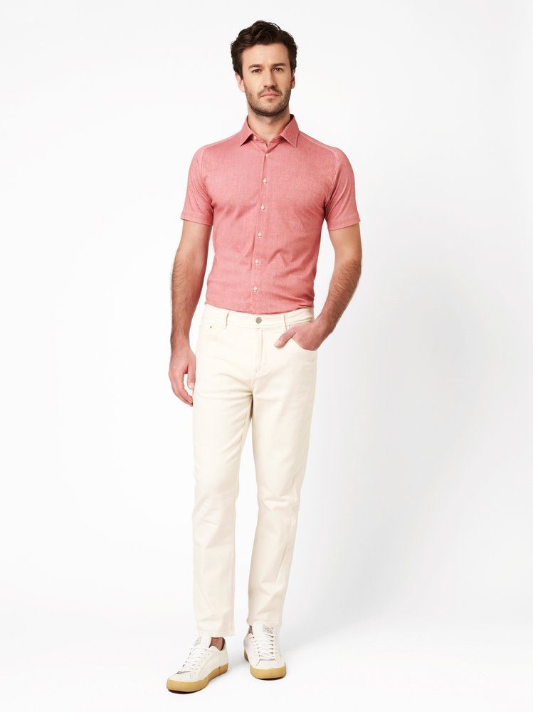 DESOTO Kurzarmhemd Casual Kent 1/2 Jerseyhemd, slim fit