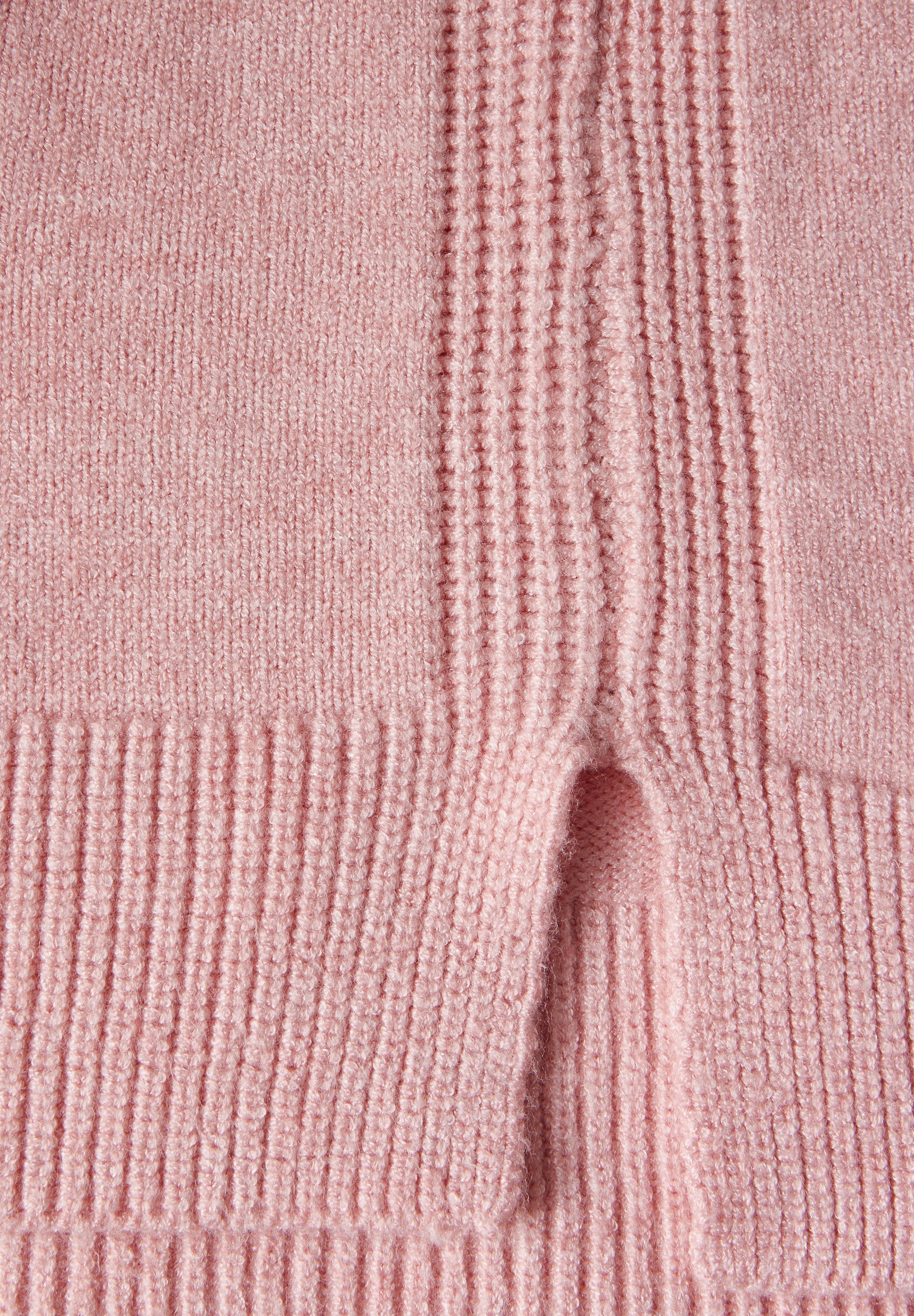 STREET ONE Rollkragenpullover mit Knopf Details
