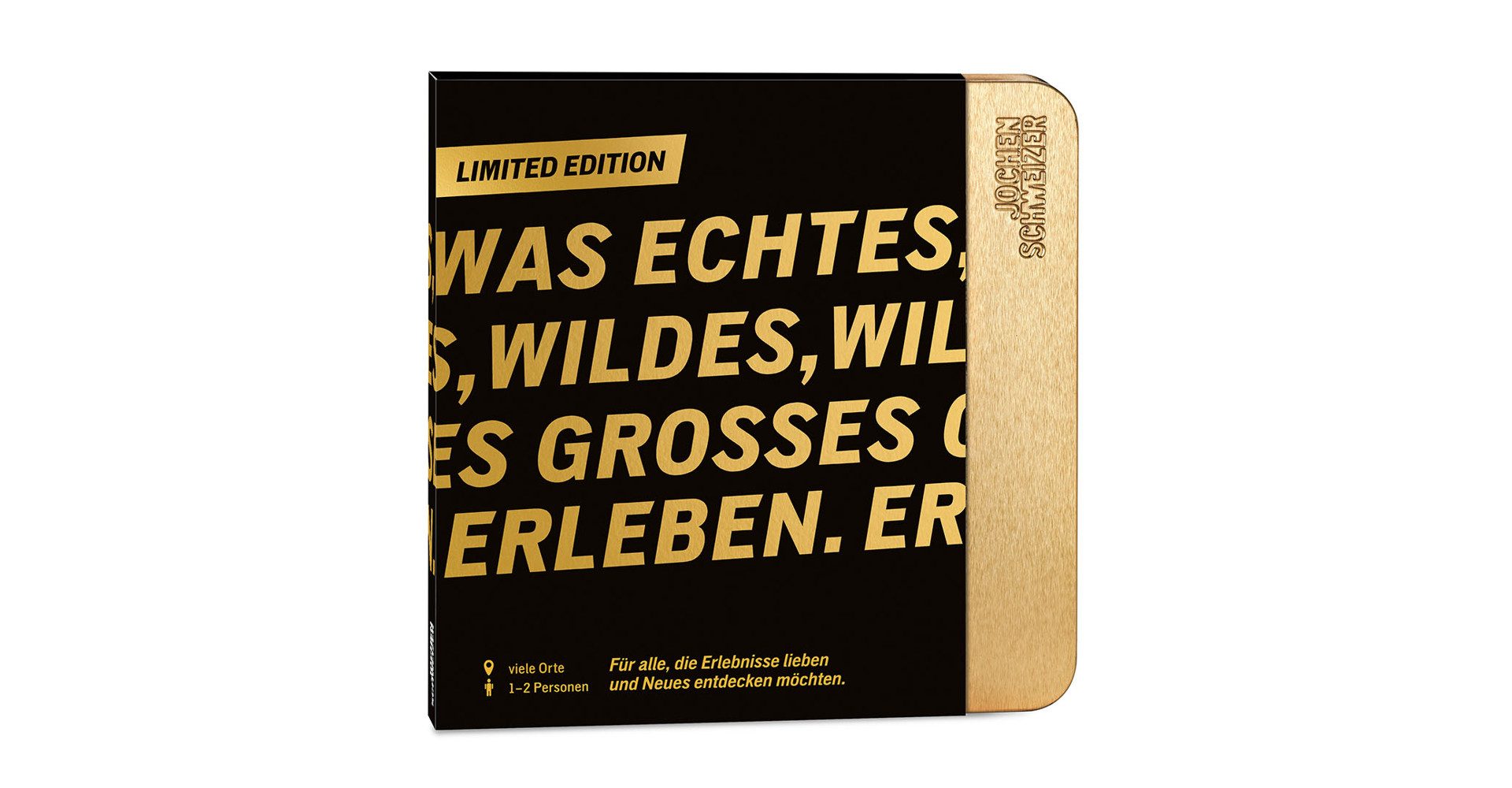 Jochen Schweizer Erlebnisgutschein Geschenkbox Limited Edition, Euer Abenteuer beginnt jetzt!