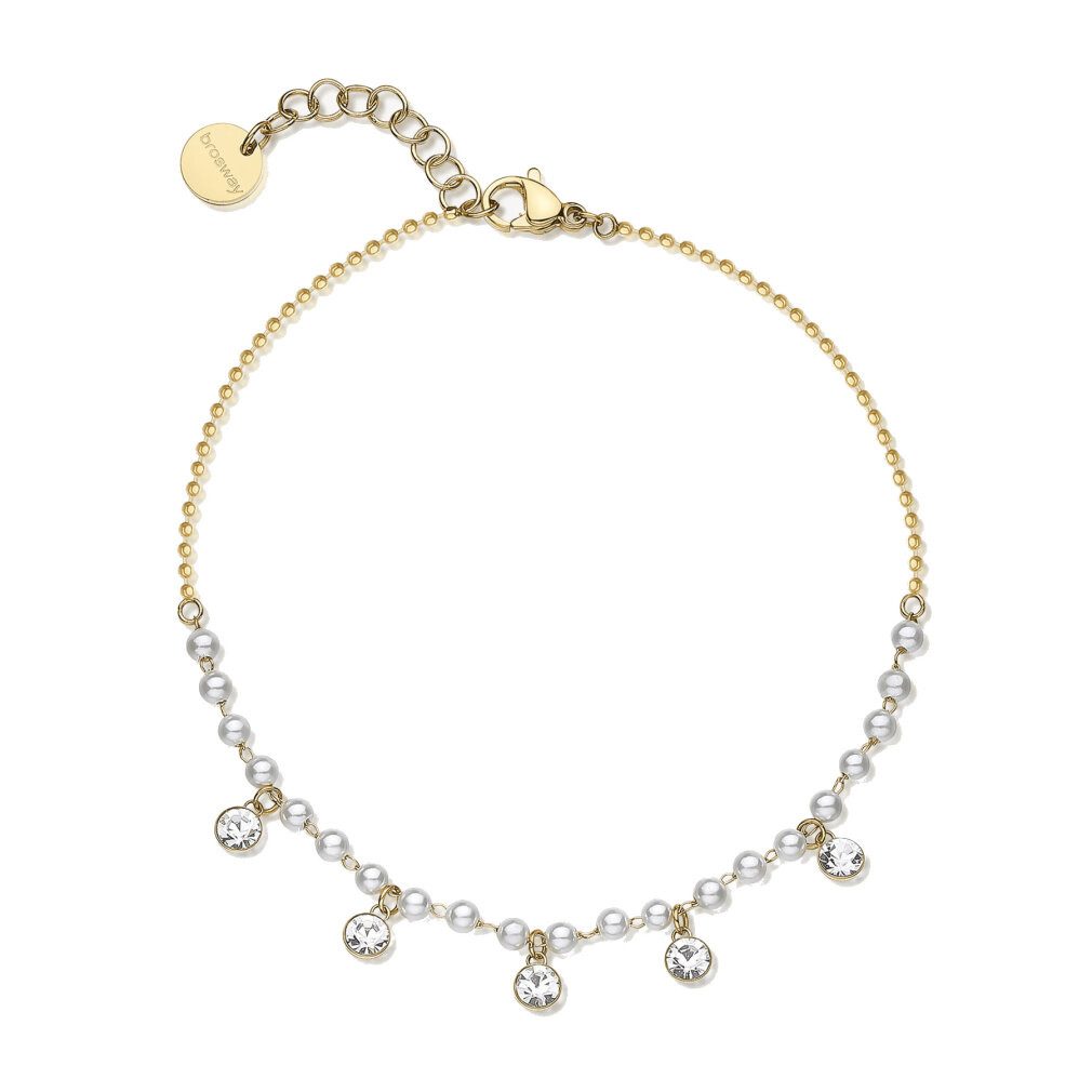 Brosway Armband Charming Chant BAH90 Perle vergoldet Fuß Armband