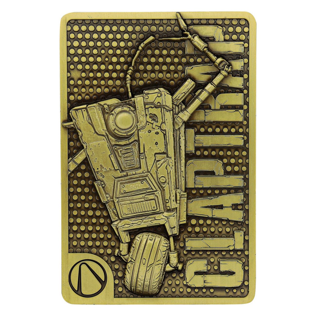 Fanattik Sammelkarte Borderlands Metallbarren Claptrap Limited Edition