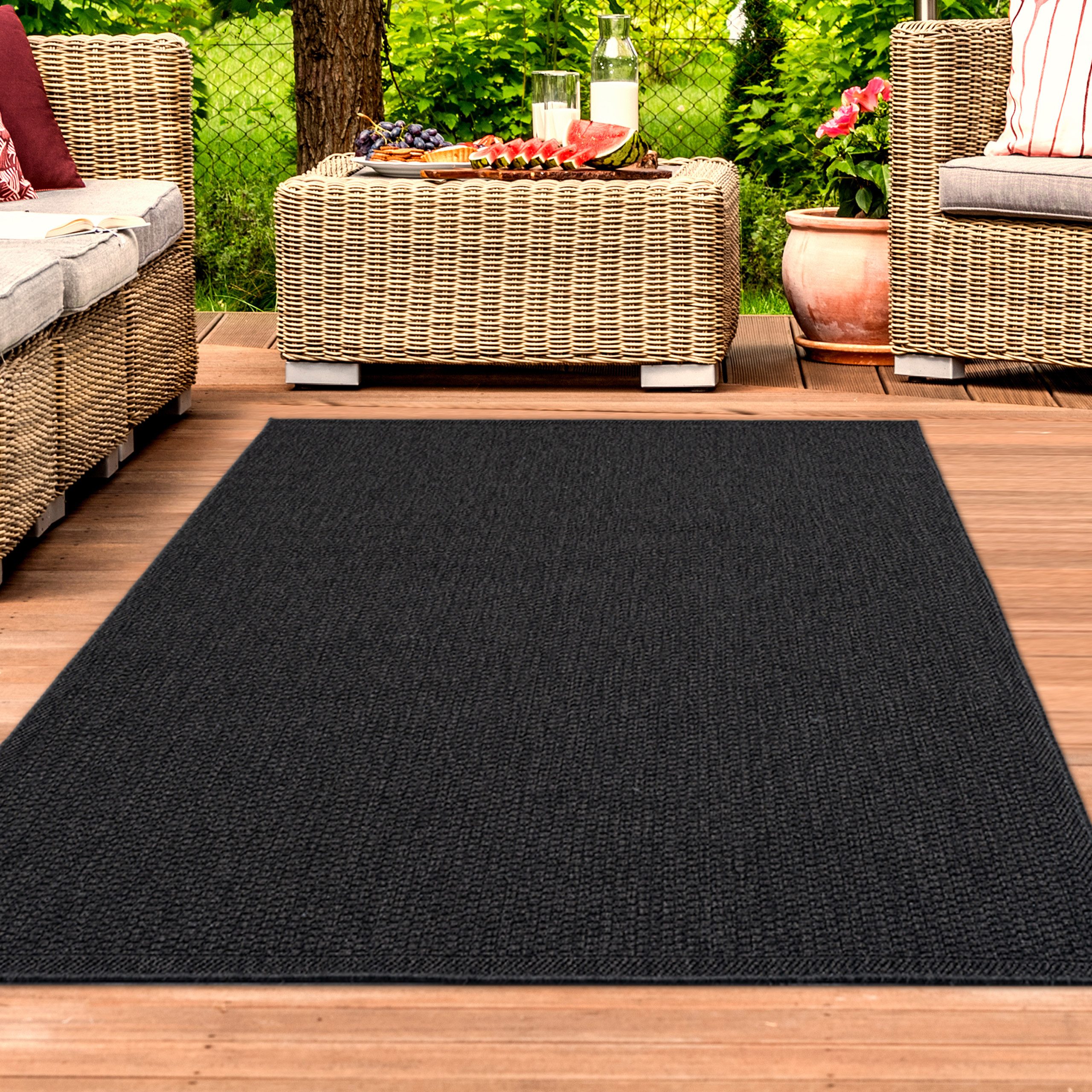 TeppichHome24 Outdoorteppich, Rechteckig, Höhe: 8 mm günstig online kaufen