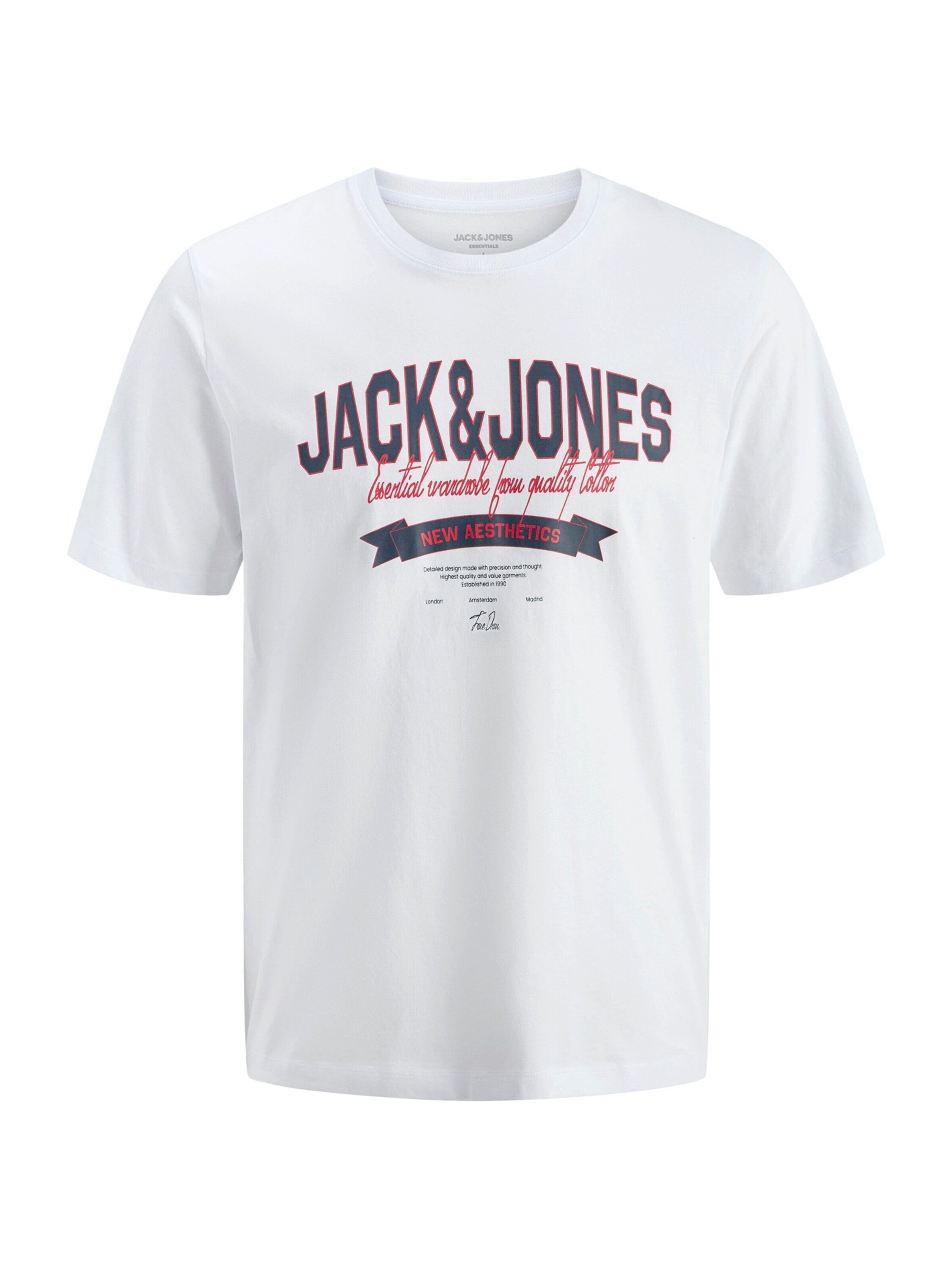 Jack & Jones PlusSize T-Shirt (1-tlg) Plain/ohne Details
