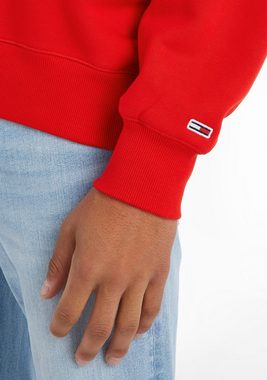 Tommy Jeans Sweatshirt TJM BOXY MODERN SPORT USA CREW mit großflächiger Logostickerei