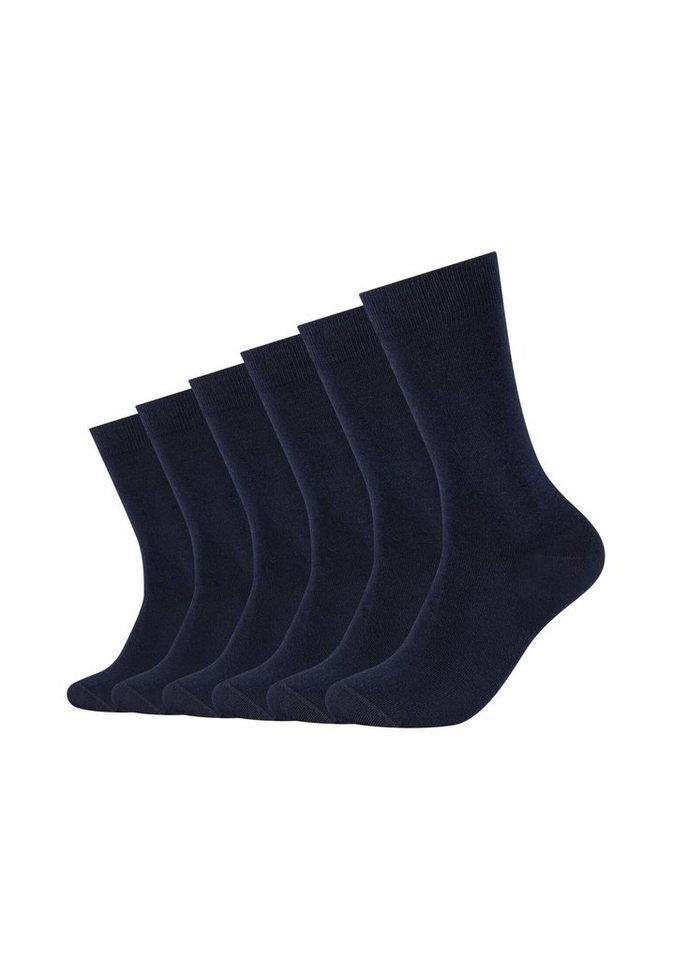 s.Oliver Socken Socken 6er Pack, Hoher Tragekomfort: weicher Bund für Halt  ohne Einschneiden
