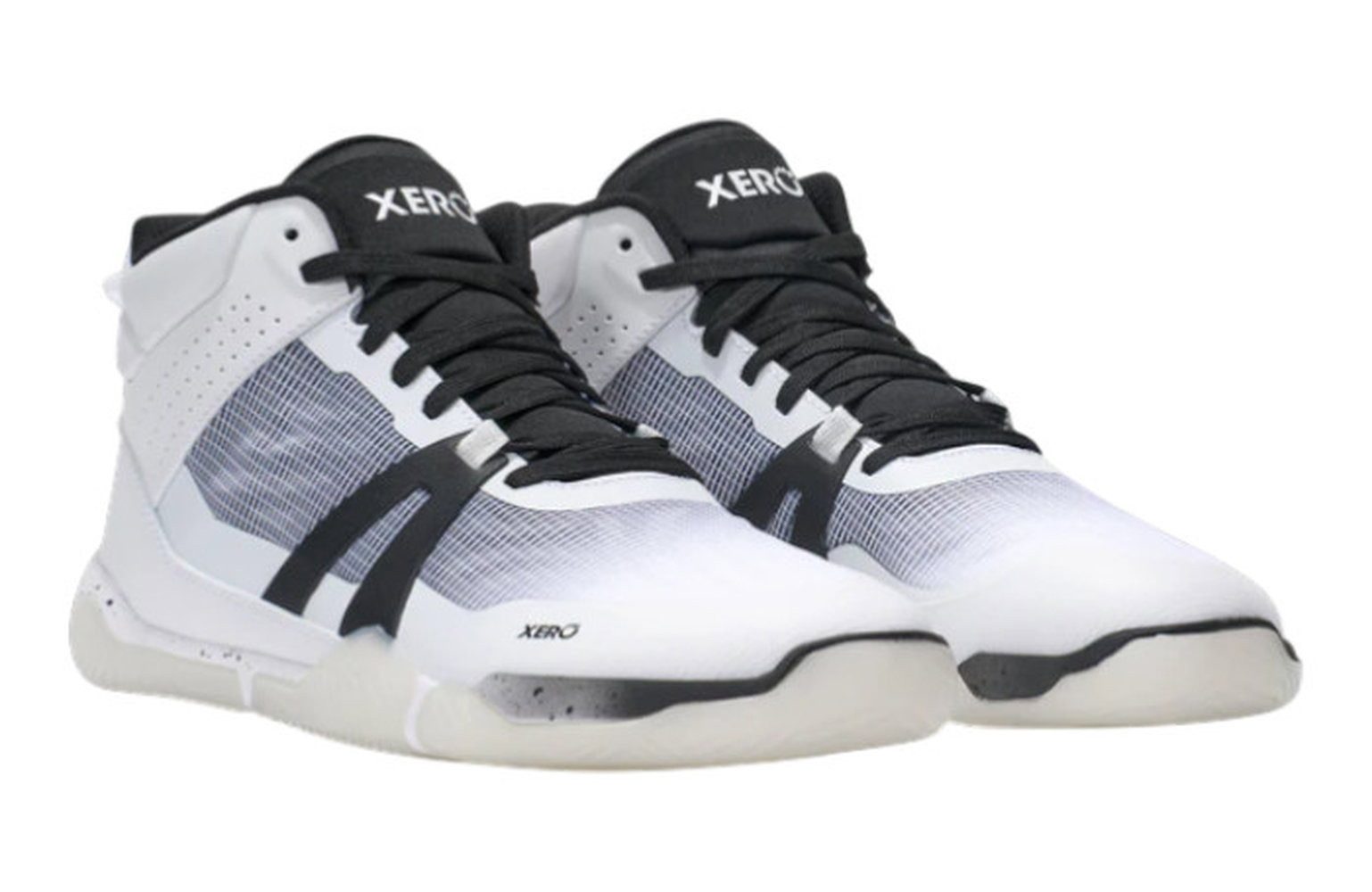 Xero Shoes Barfussschuhe Indoor X1 Mid (Minimal-Basketball) weiss/schwarz Herren Fitnessschuh