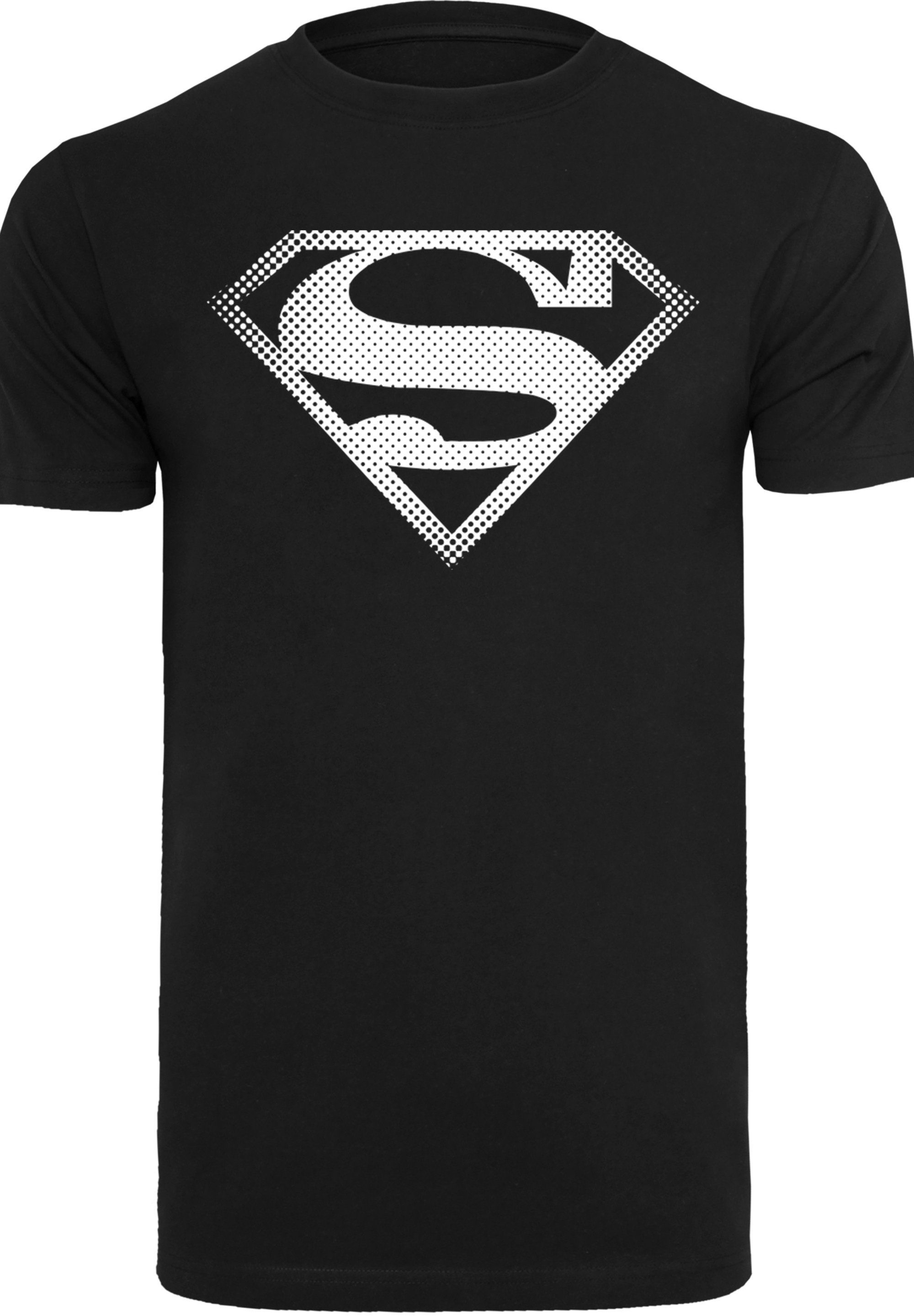 F4NT4STIC DC Spot ,Regular-Fit,Basic,Bedruckt Logo Superman Herren,Premium T-Shirt Comics Merch