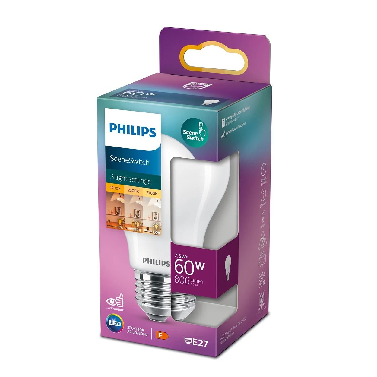 Philips LED-Leuchtmittel Philips 3-in-1 LED Lampe günstig online kaufen