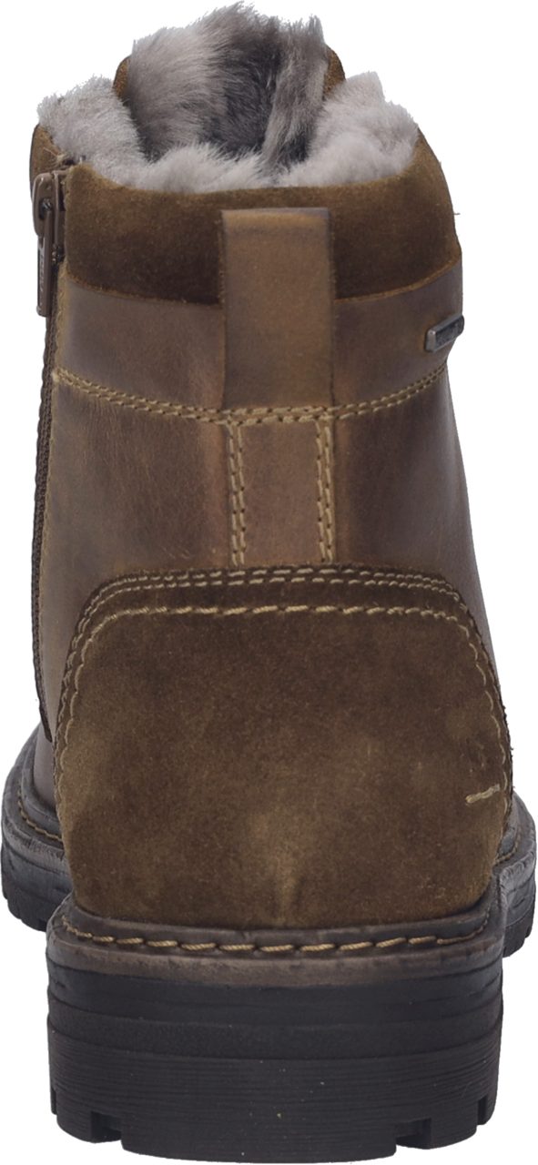 Josef Seibel Curtis 50 Winterboots Schnürboots mit Ziernähten und Kontrast-Rahmennaht, G-Weite