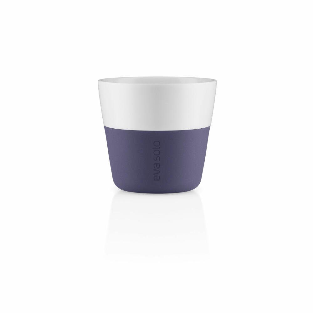 Eva Solo Becher Lungo Violet Blue 2er Set 230 ml, Porzellan