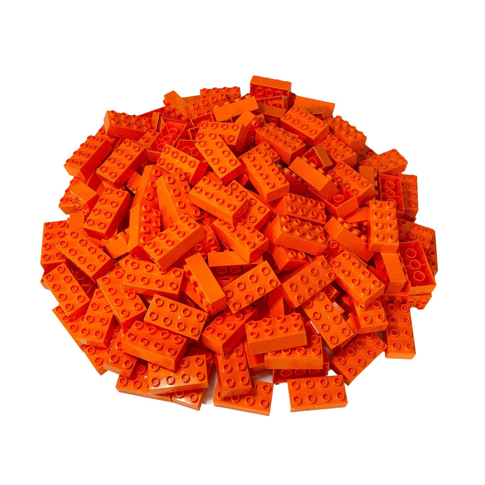 LEGO® Spielbausteine LEGO® Duplo 2x4 Steine Orange - 25 Stück -  Grundbausteine 3011 NEU, (Creativ-Set, 25 St), Made in Europe