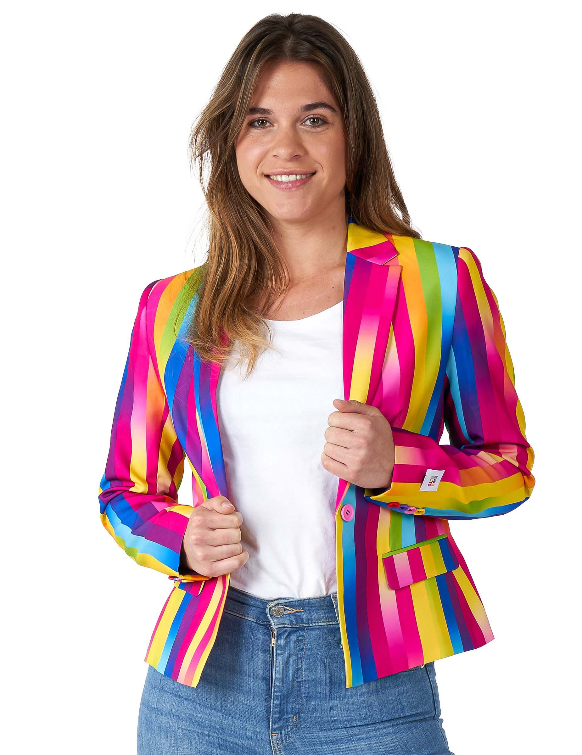 Opposuits Partyanzug Regenbogen Blazer für Damen Suitmeister Jacke günstig online kaufen