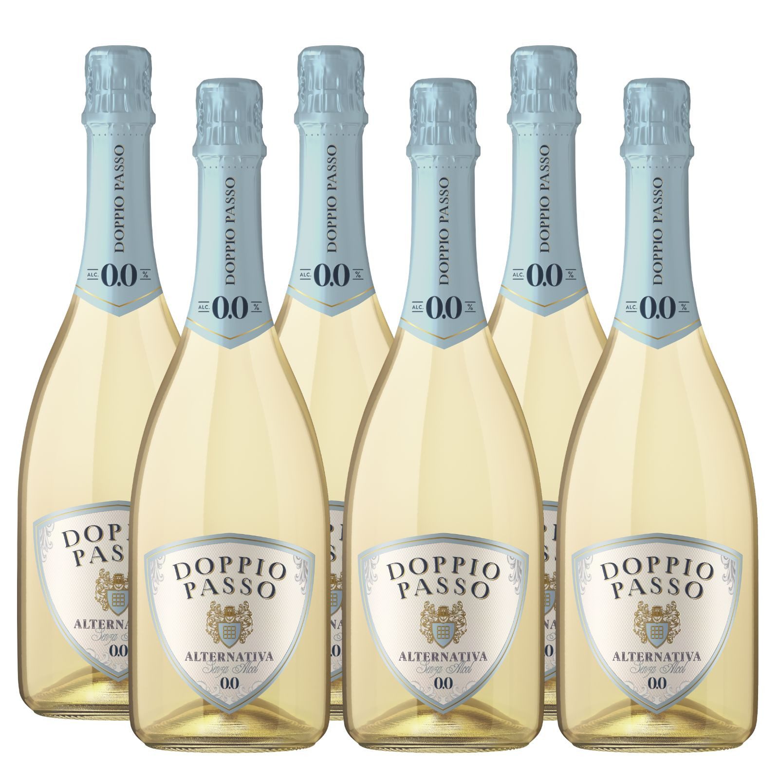 Doppio Passo Sekt Doppio Passo Alternativa Sparkling 0,0% (6x0,75 l)