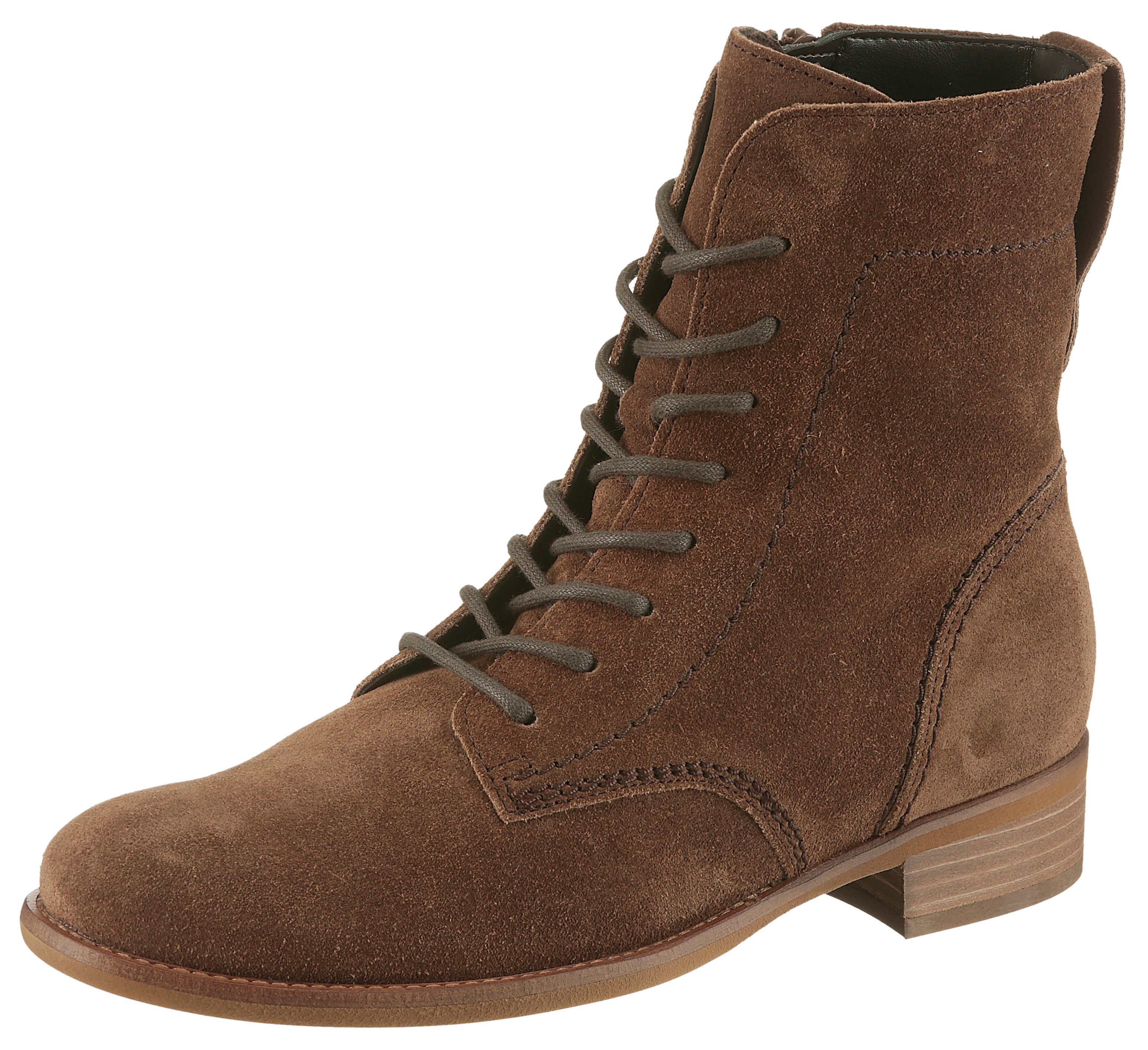 Gabor Schnürstiefelette, Blockabsatz, Schnürboots, Herbtboots mit günstig online kaufen