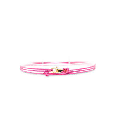 Made by Nami Armband Karabiner Wickelarmband - Pink Gold (Einzelartikel)