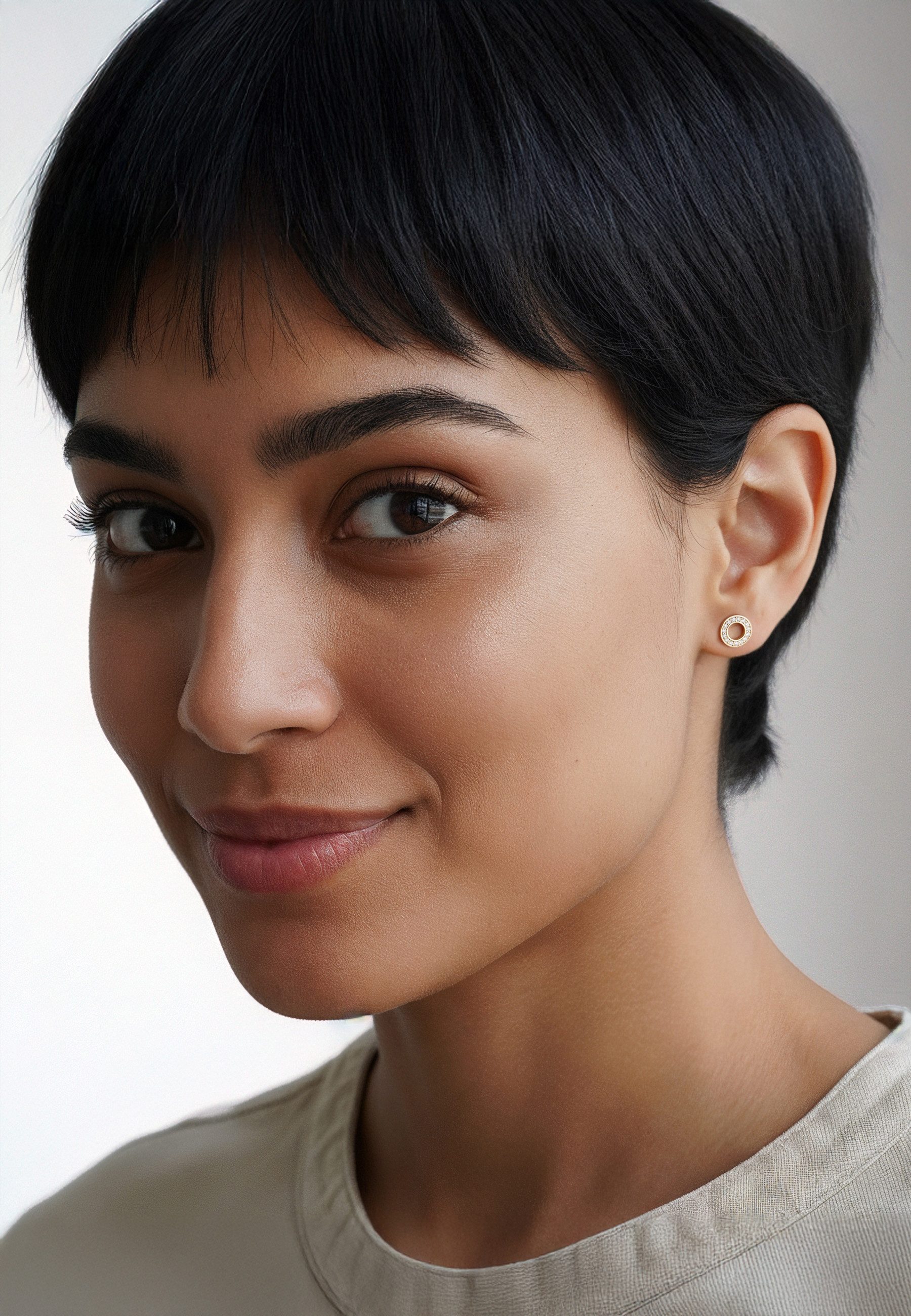 Sofia Milani Paar Ohrstecker Kreis, 925 günstig online kaufen