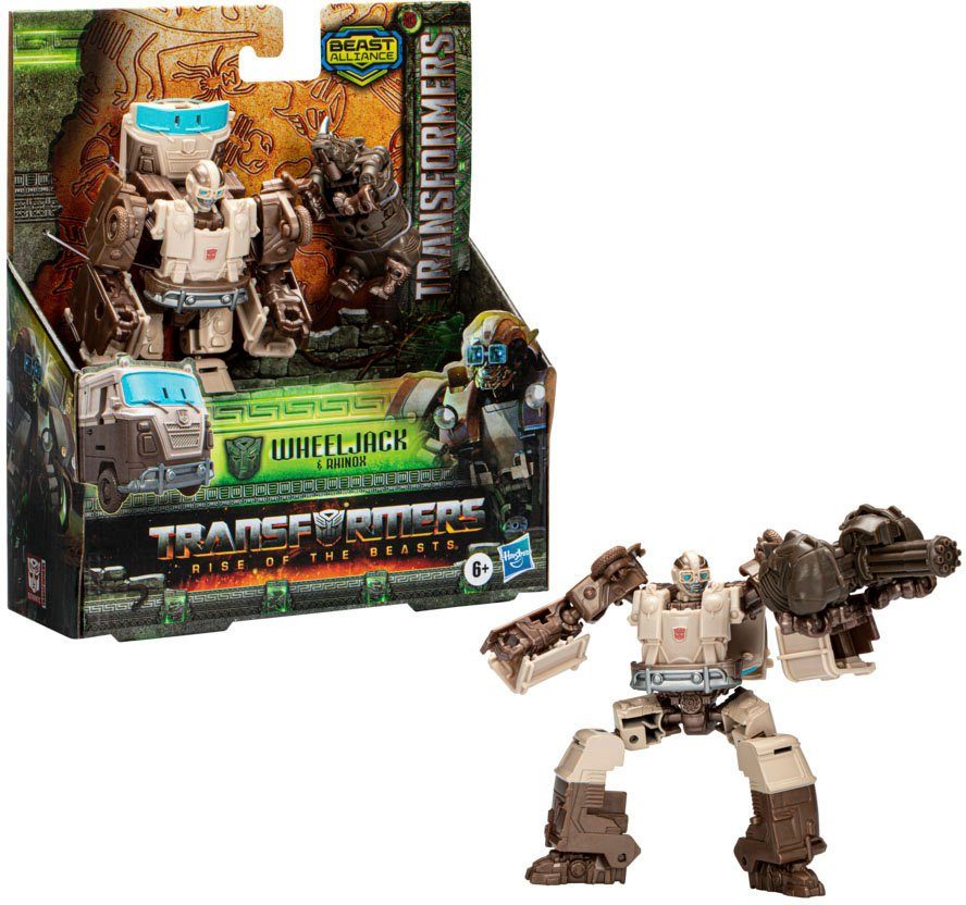 Hasbro Actionfigur Transformers Wheeljack & 2er-Pack Rhinox