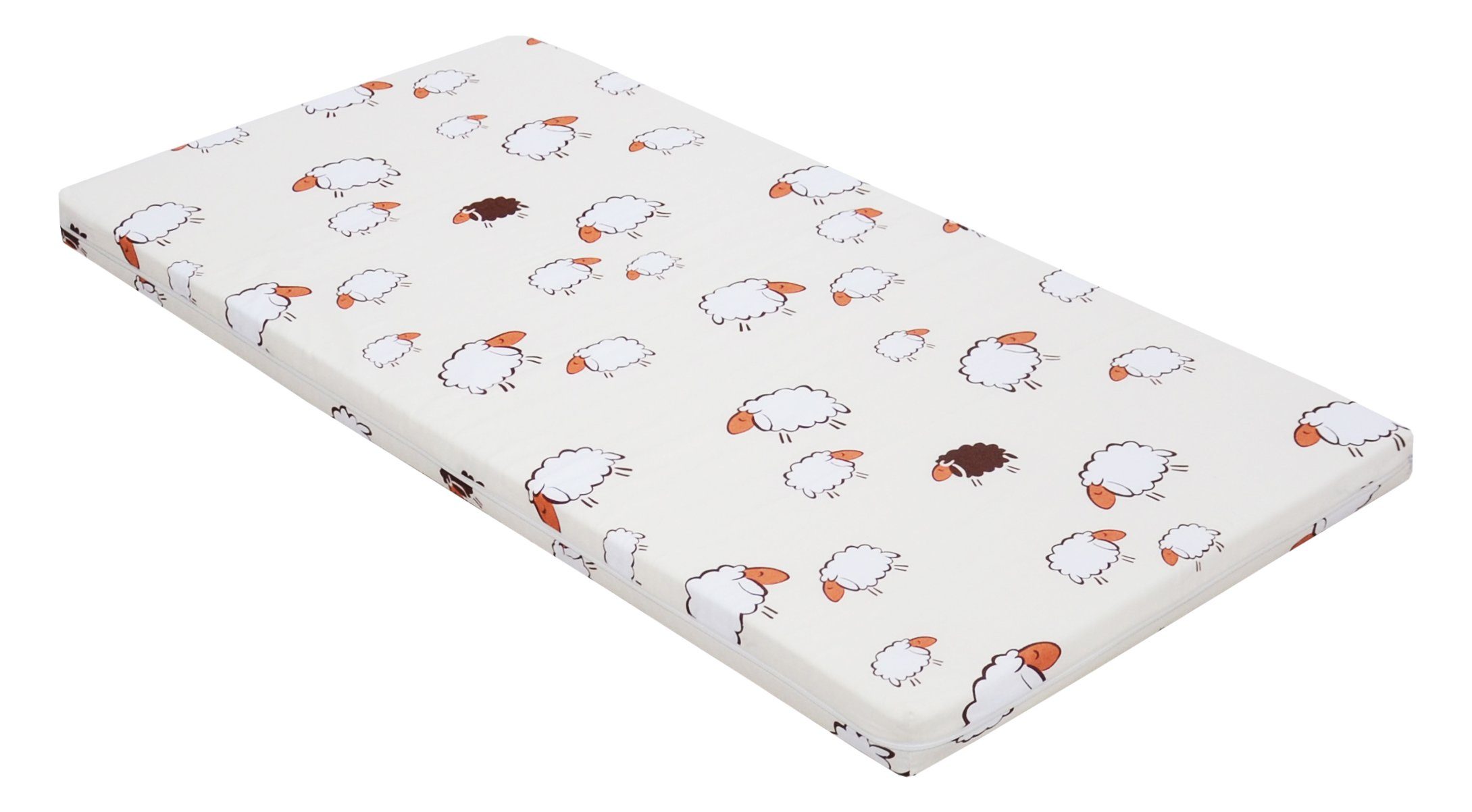 Kindermatratze Babymatratze mit Baumwollbezug, waschbar & rollbar–Allergike günstig online kaufen