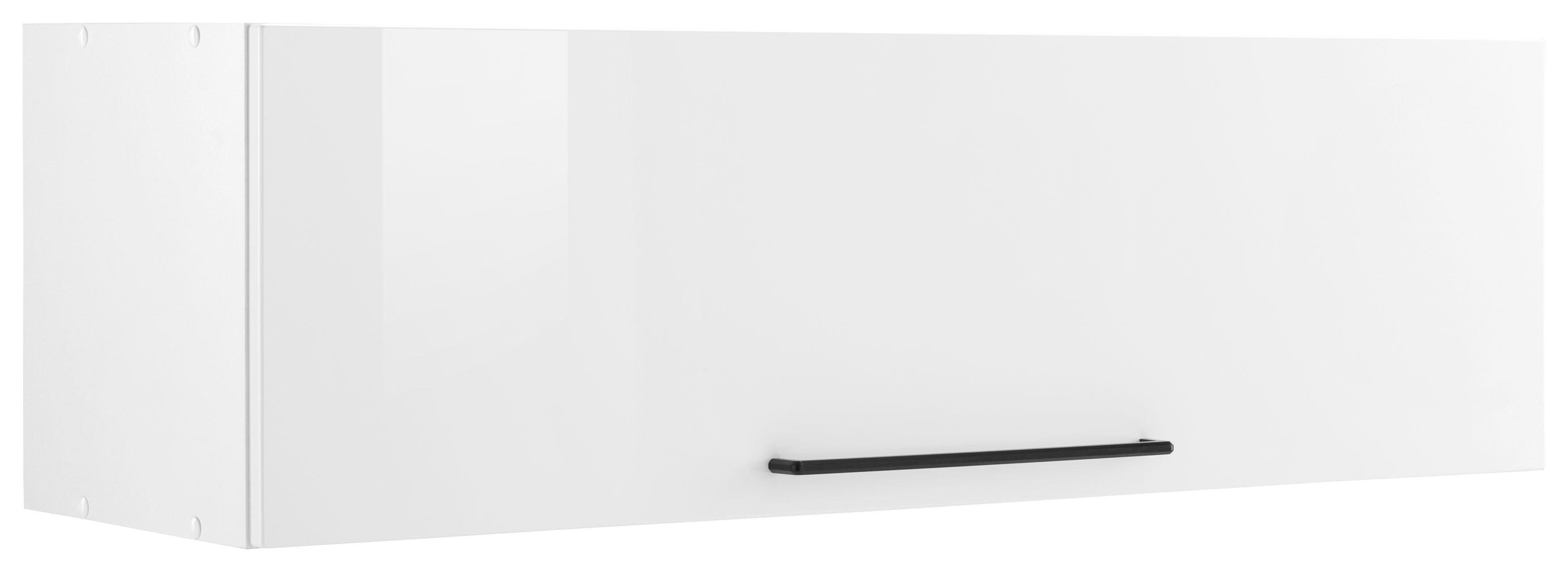 HELD MÖBEL Klapphängeschrank Tulsa 110 cm breit, mit 1 Klappe, schwarzer Metallgriff, MDF Front weiß Hochglanz | weiß