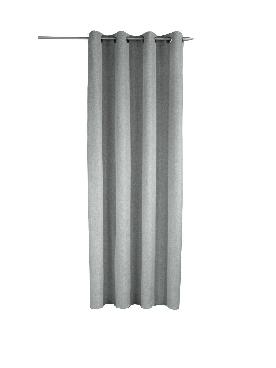 Neusser Collection Gardine Neusser Collection Ösenschal Nevio hellgrau, 135 x
