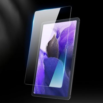 Dux Ducis Schutzfolie Schutz Glas kompatibel mit SAMSUNG TAB S7 FE Tablet Tempered Glass 9H