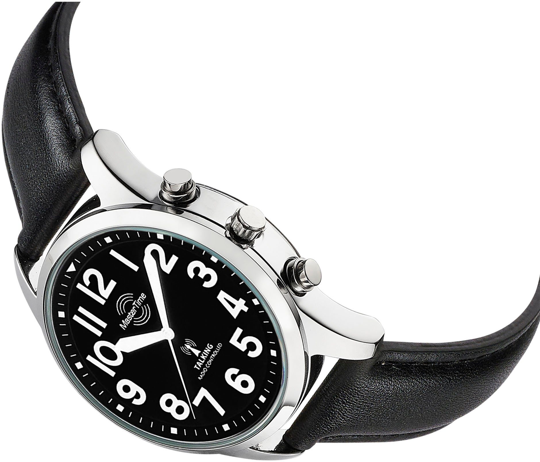 MASTER TIME Funkuhr Sprechende Funkuhr MTGA-10868-22L, Armbanduhr, Quarzuhr günstig online kaufen