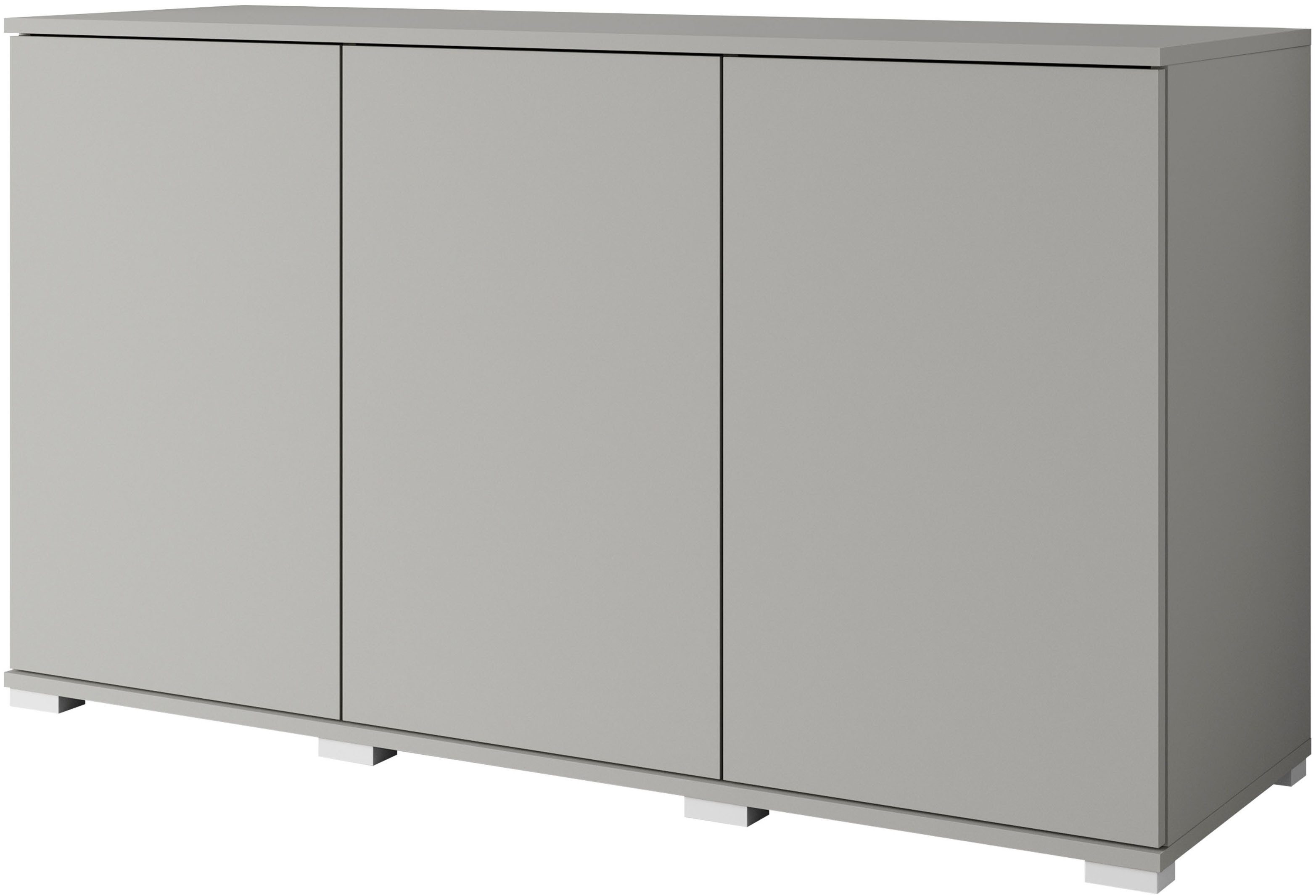 INOSIGN Sideboard Kenia, moderne grifflose Kommode mit 3 Türen, Breite 120 günstig online kaufen
