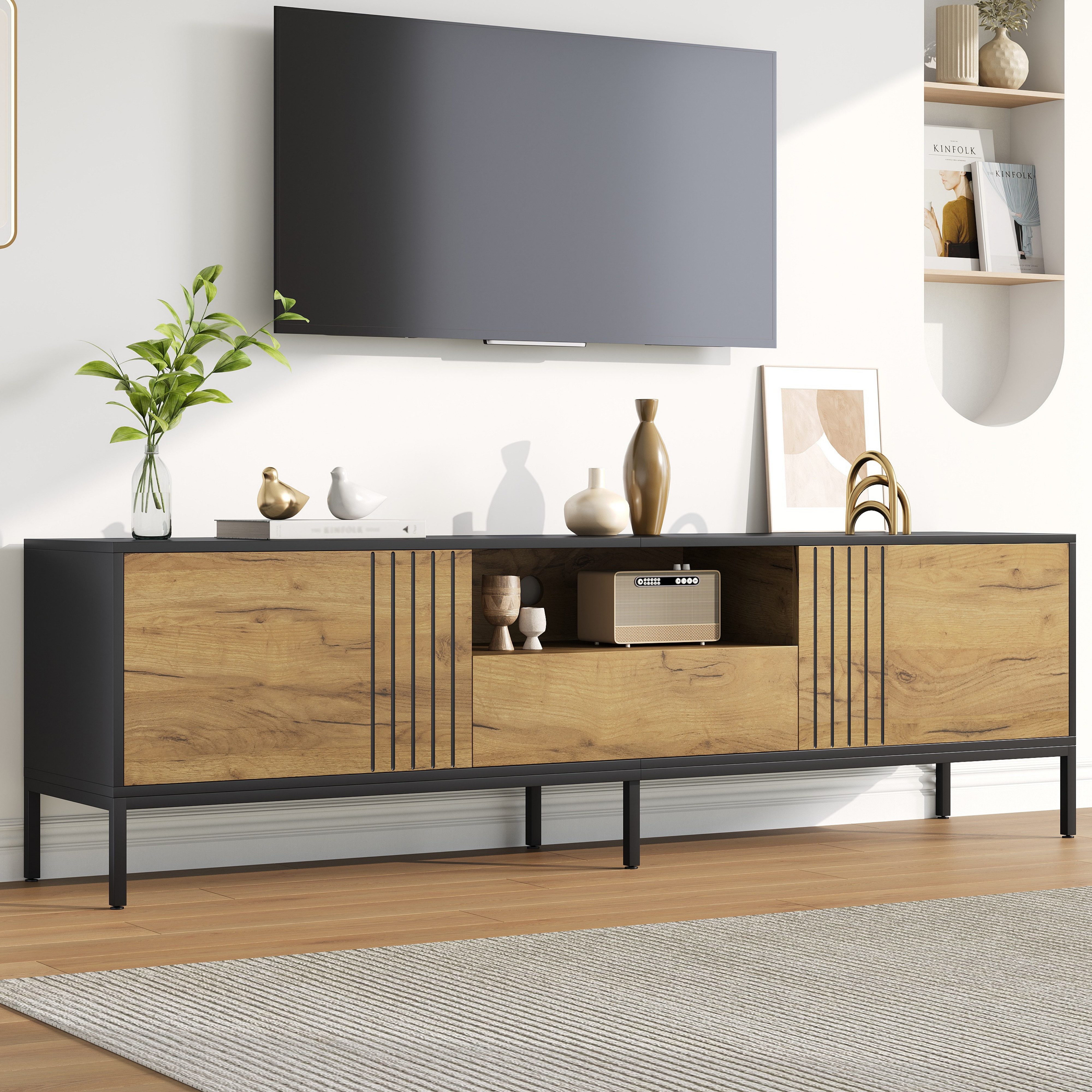 Lowboard Fernsehtisch TV-Ständer Wohnzimmerschrank