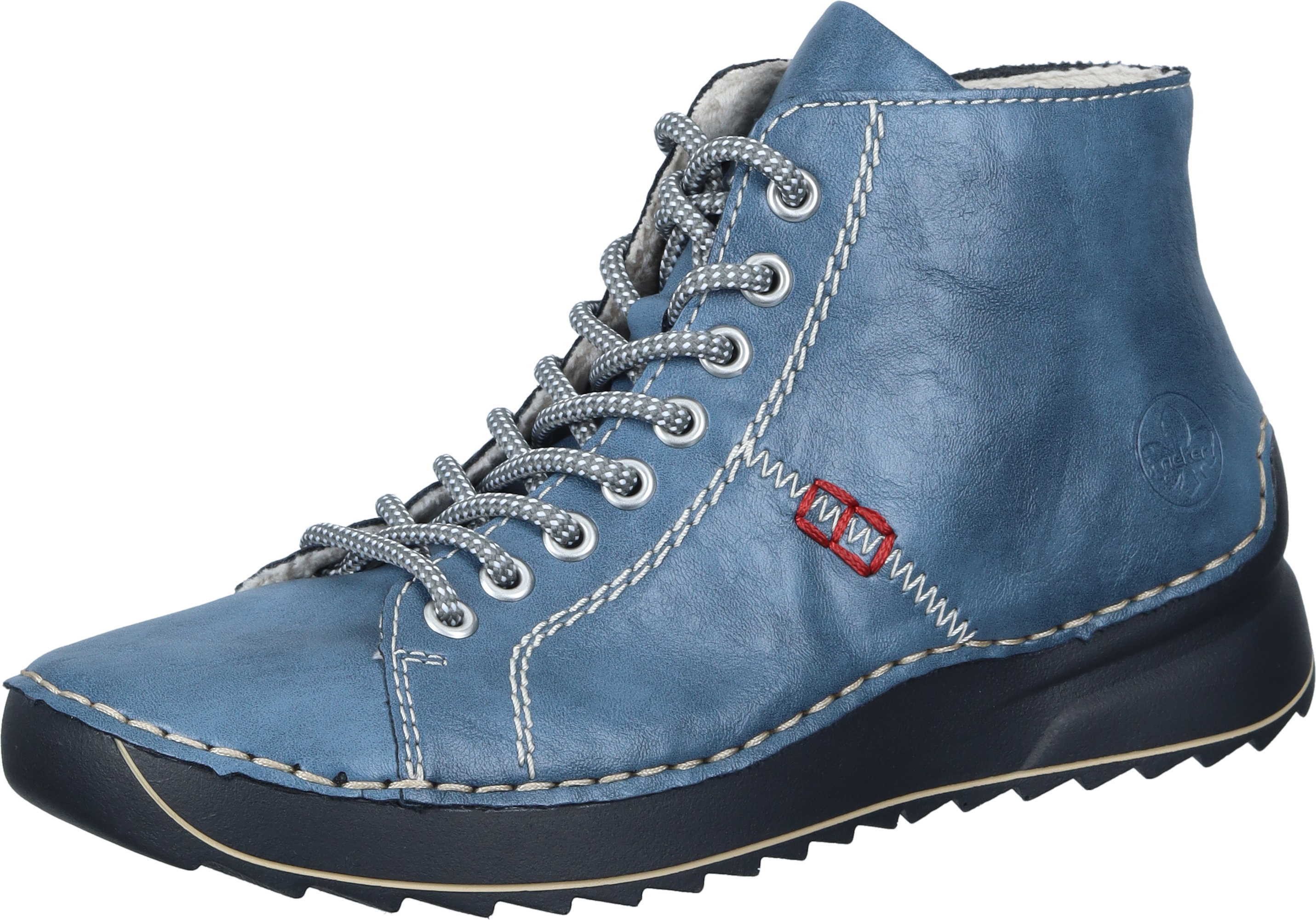 Rieker Schnürer Schnürschuh aus strapazierfähigem Synthetik günstig online kaufen