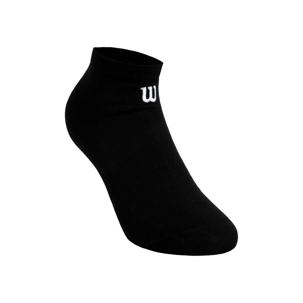 Wilson Tennissocken U Ankle Tab Socks Black
